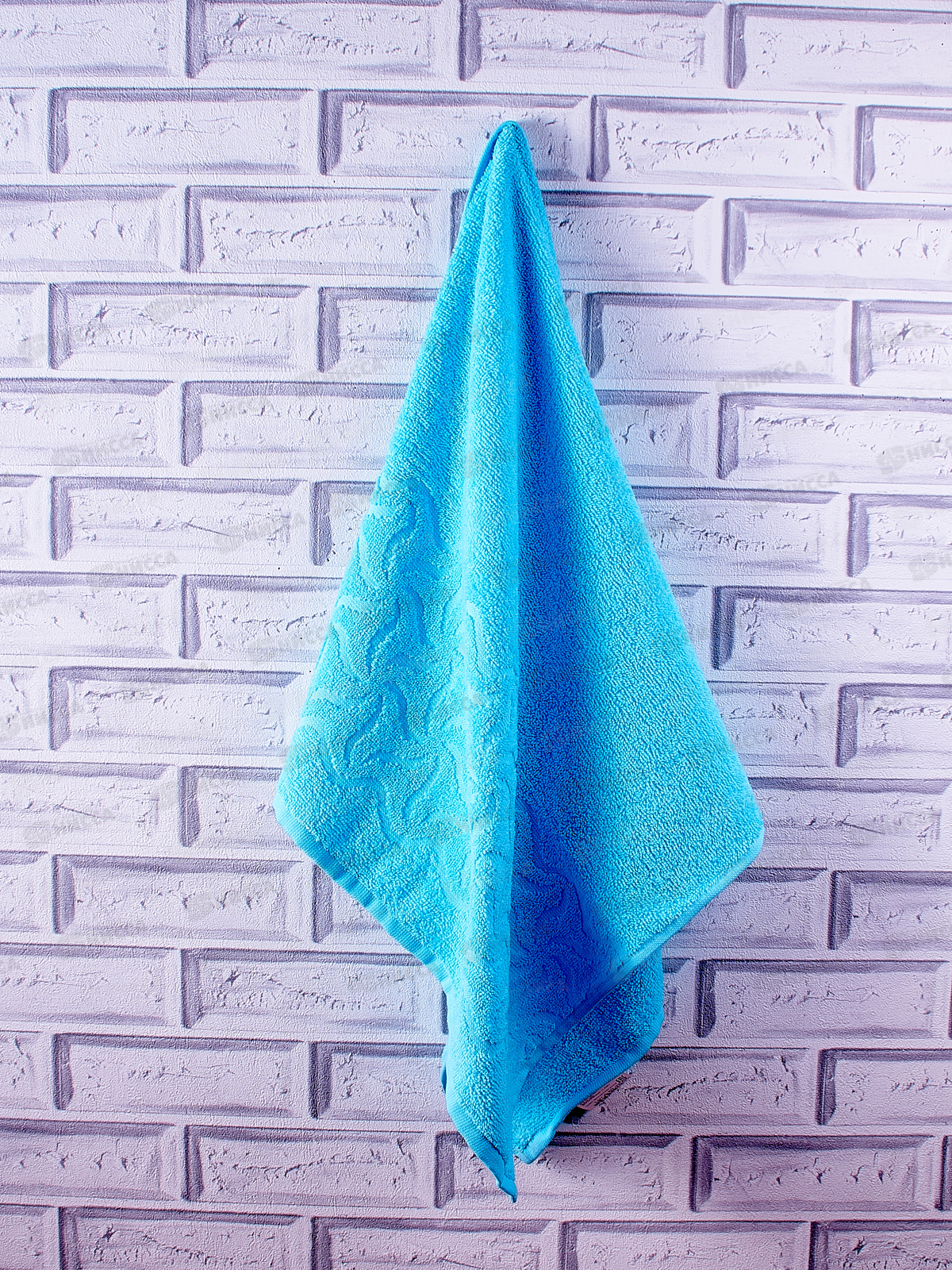 Полотенце 50*90 ПД-2601-04352 14-4615 бирюзово-голубой