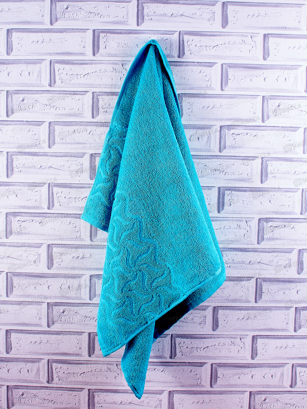 Полотенце 50*90 ПД-2601-04352 15-4825 ярко-бирюзовый