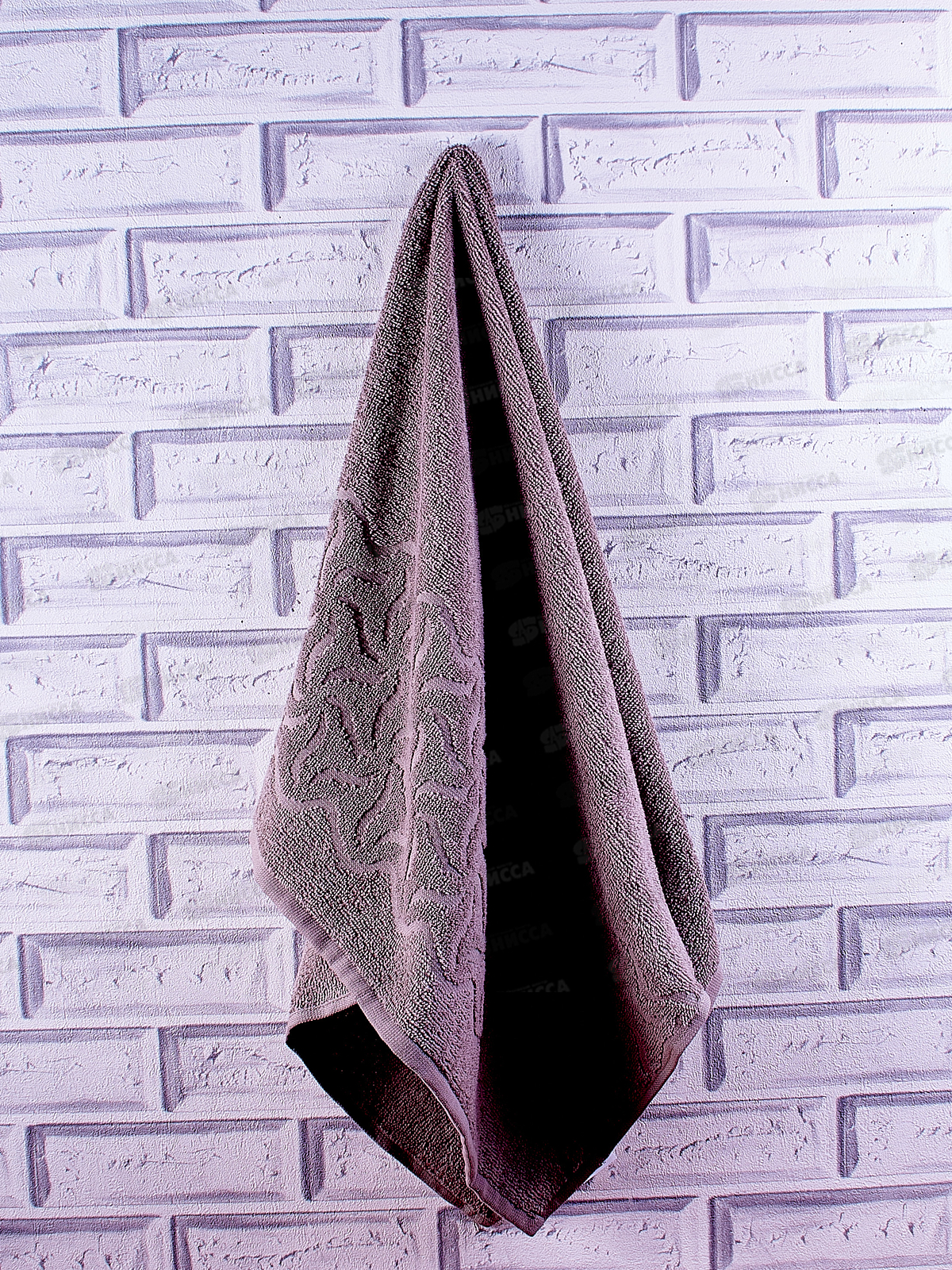 Полотенце 50*90 ПД-2601-04352 17-1316 светло серо-бежевый