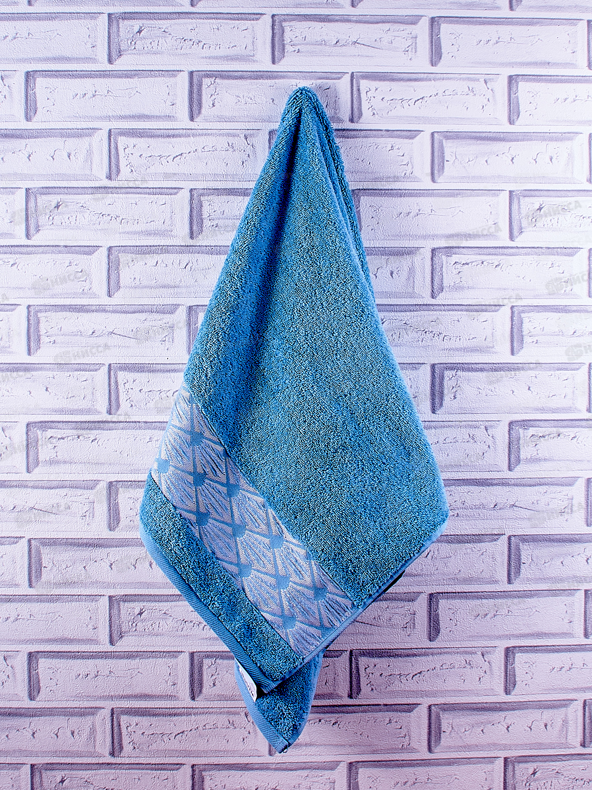 Полотенце 50*90 ПЦ-2601-4344_1 х/б с-1 (15-4312 пастельно-синий)