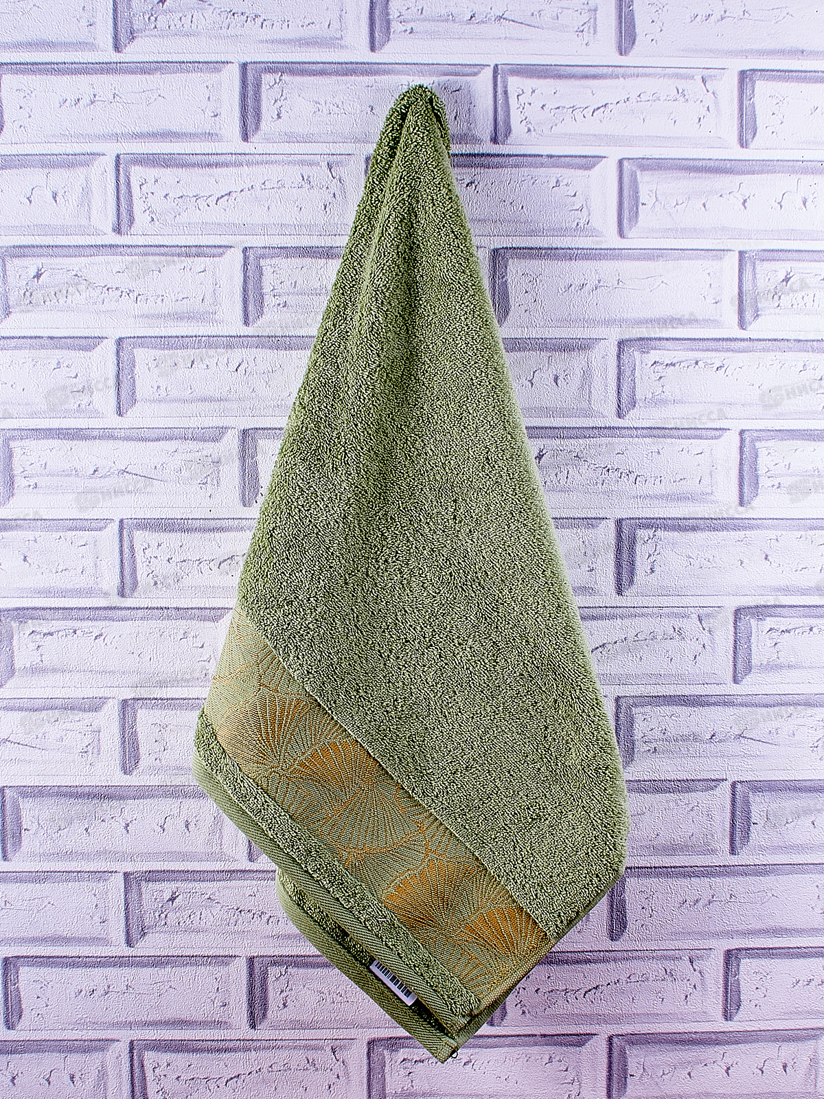 Полотенце махровое 50*90 ПЦ-2601-4539 A.R. 15-0326 зеленый