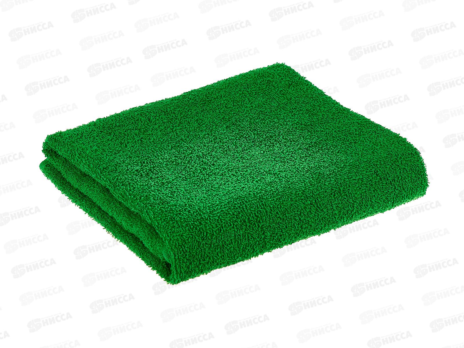 Полотенце махровое 50*80 ГК 360гр (06-045 зеленый) без бордюра