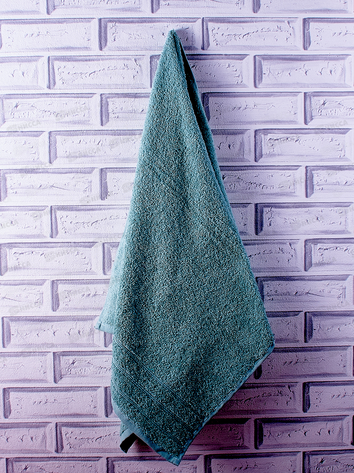 Полотенце махровое 30*60 Перманент 400гр (02-123 светло-зеленый)