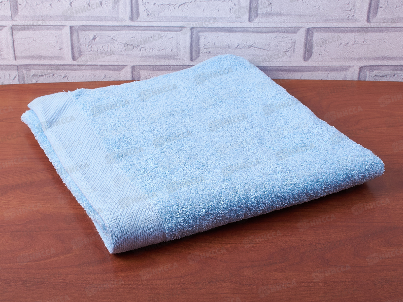 Полотенце махровое 70*140 +/-2см 480гр Гармония 01-128 светло-голубой