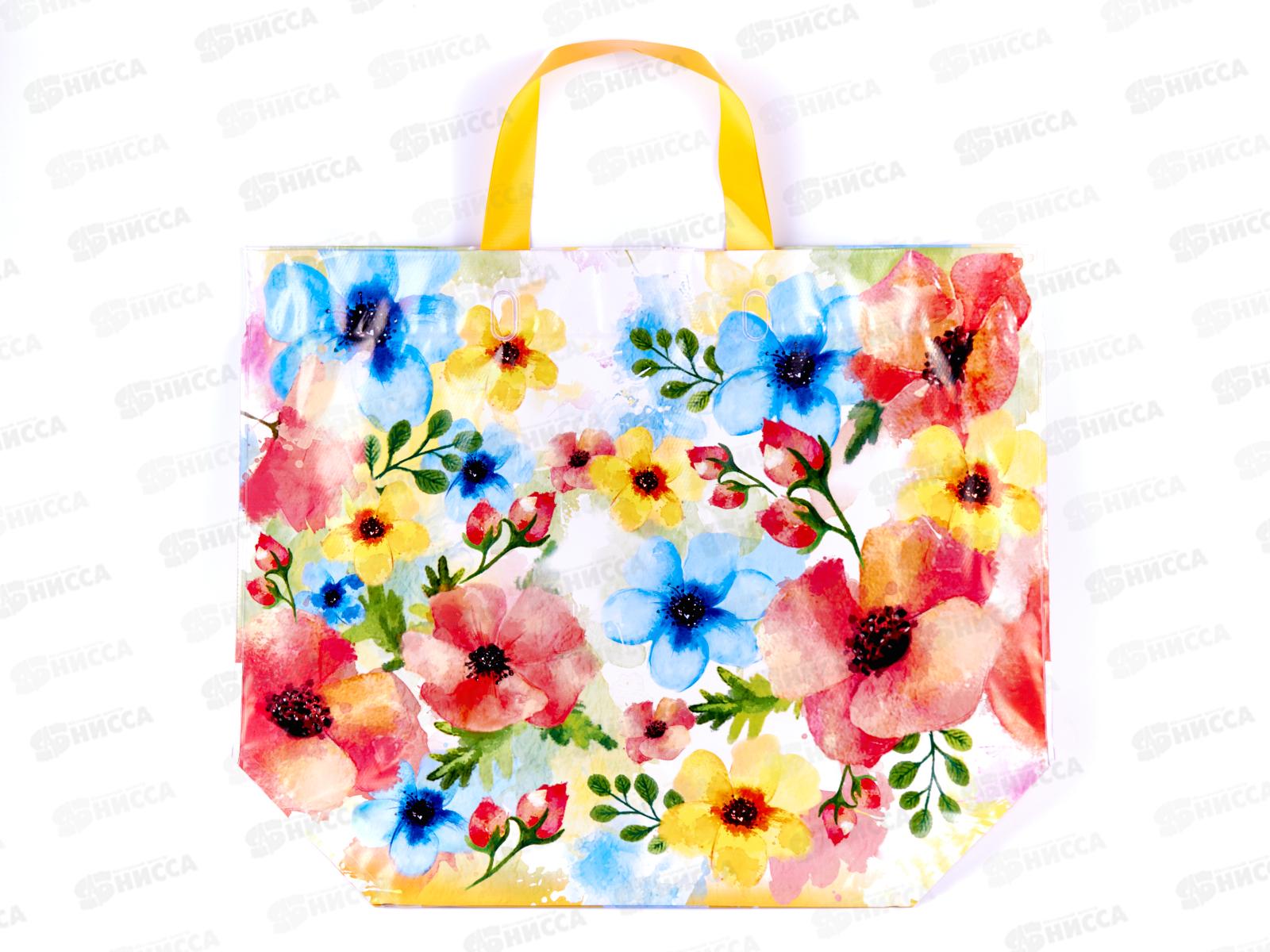 Пакет  сумка Эко Полиэтилен Низкого Давления  50*40 Акварель *10/100
