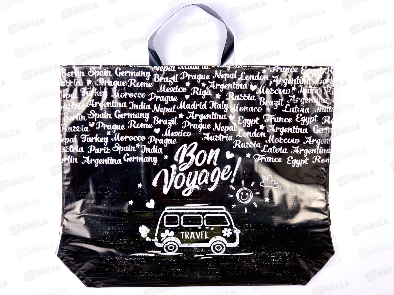 Пакет  сумка Эко Полиэтилен Низкого Давления  60*50 Вояж *10/100