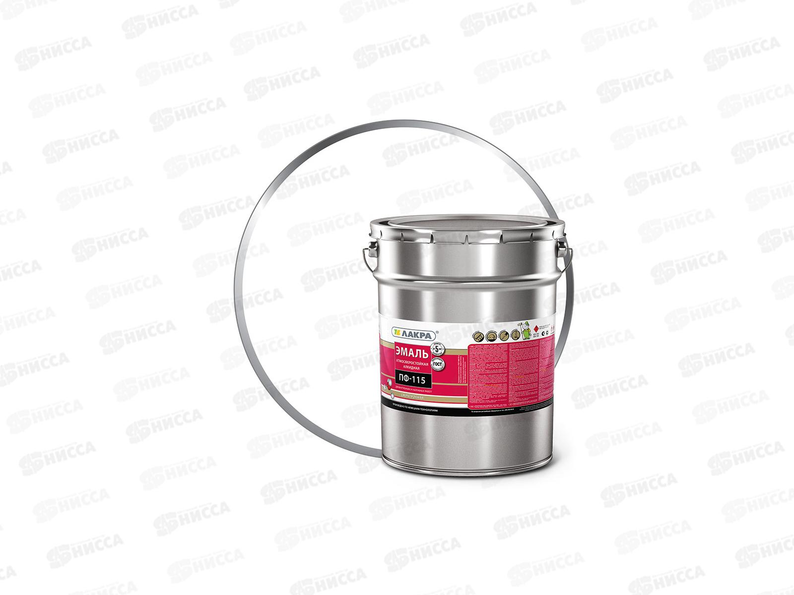 ЭМАЛЬ ЛАКРА ПФ-115 super okraska Белая матовая  20кг  *1/33