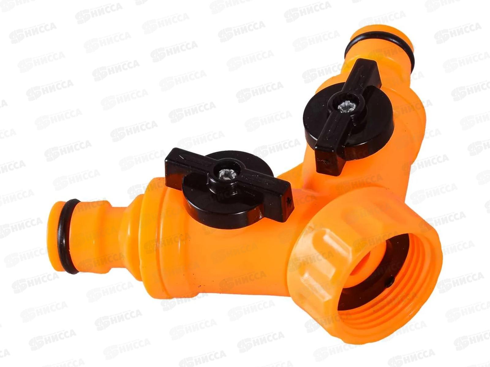 Разветвитель регулируемый 2-х канальный со штуцерами Вихрь 73/7/2/23