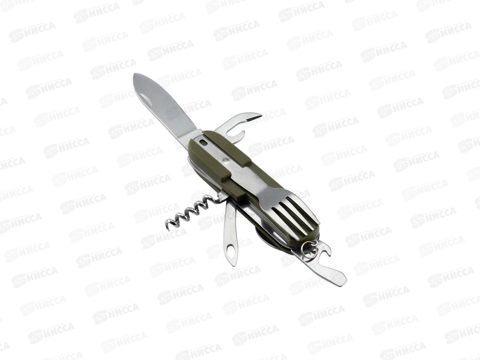 Мультитул Следопыт 5пр. (+ложка,вилка) в чехле, MT-15