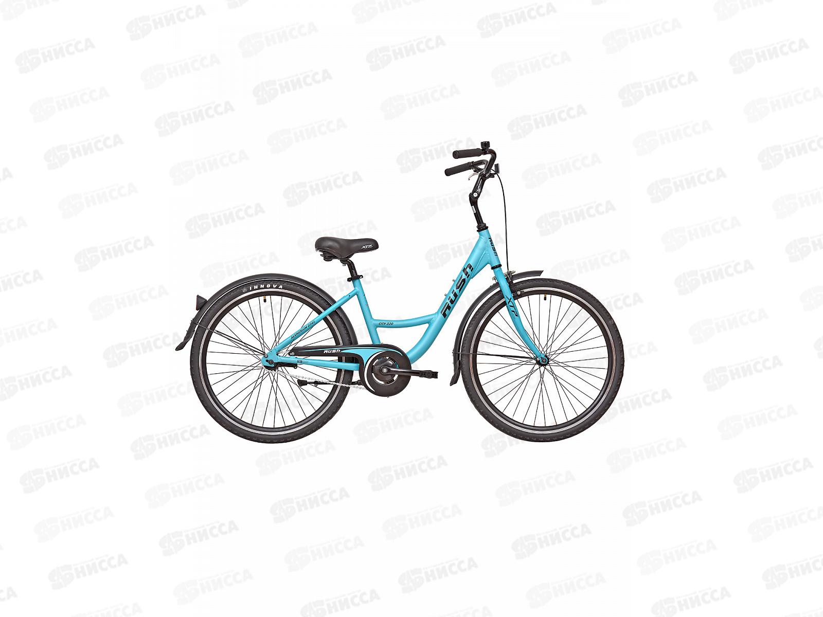 Велосипед 26&quot 1ск RUSH HOUR CITY 330 С-brake AL мята рама 15&quotВ, 280567