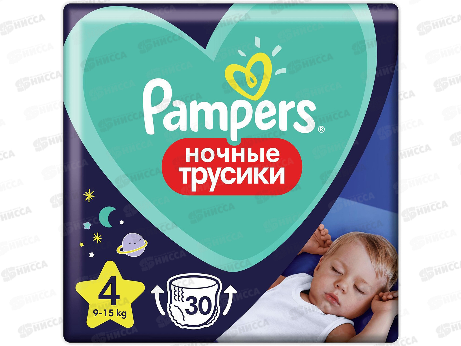 Памперсы трусики  Pants ночные MIDI (9-15кг) 30шт *2