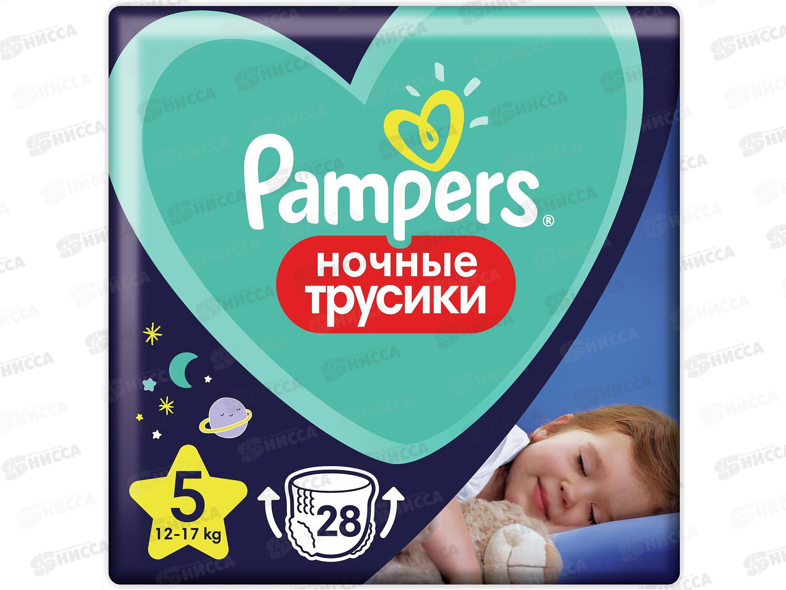 Памперсы трусики  Pants Junior ночные (12-17) 28шт *2