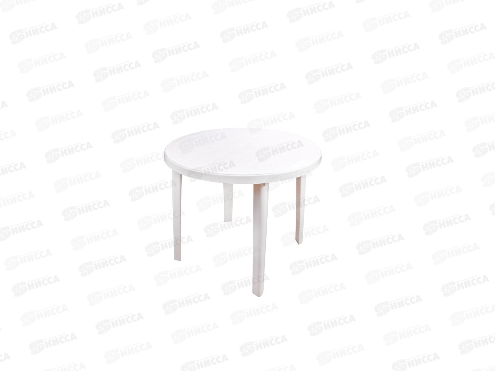 Стол 900*900*750мм круглый белый М2664 *1