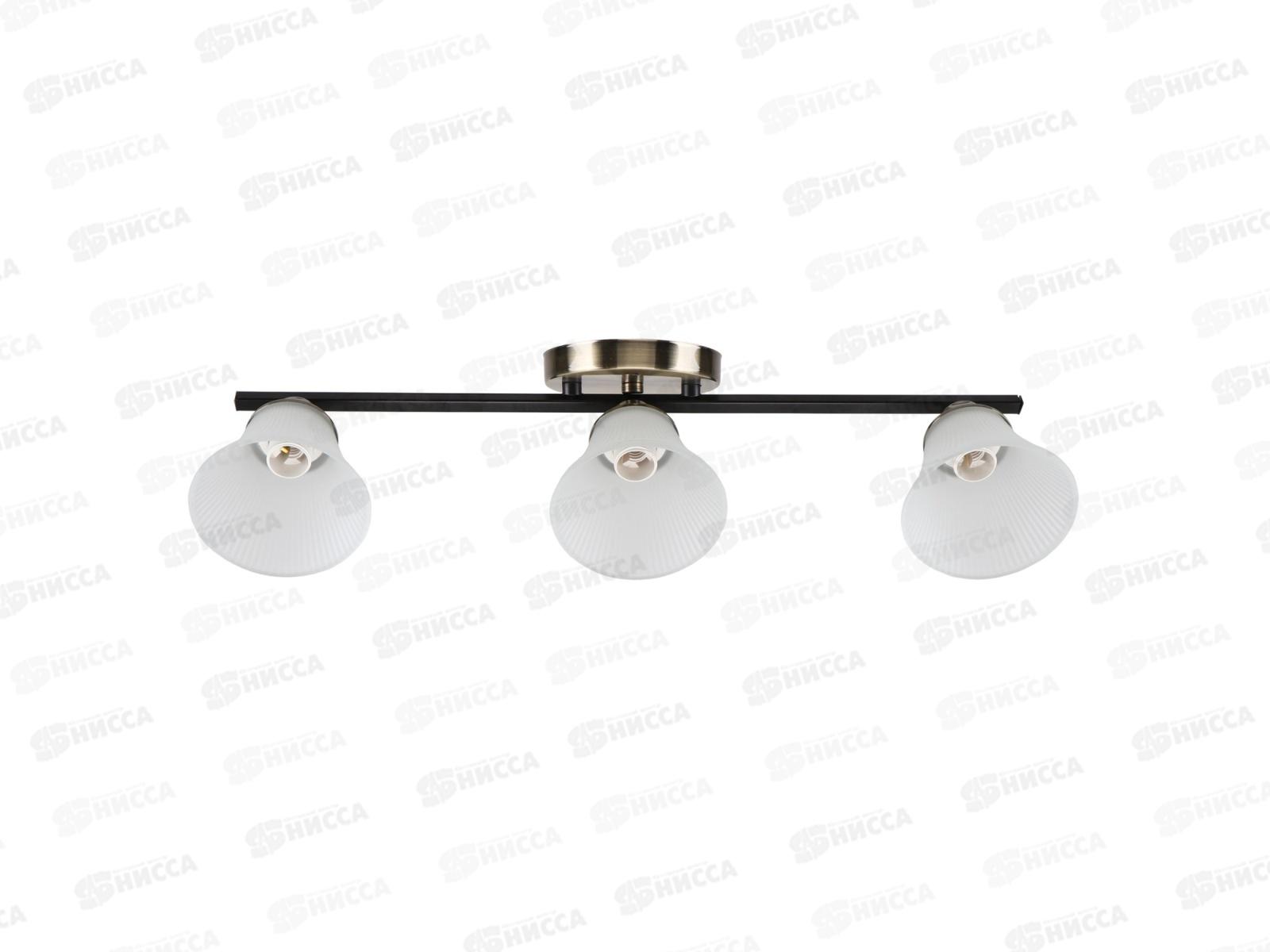 Светильник подвесной 10165/3AB+BK  WT не ориг.плафоны