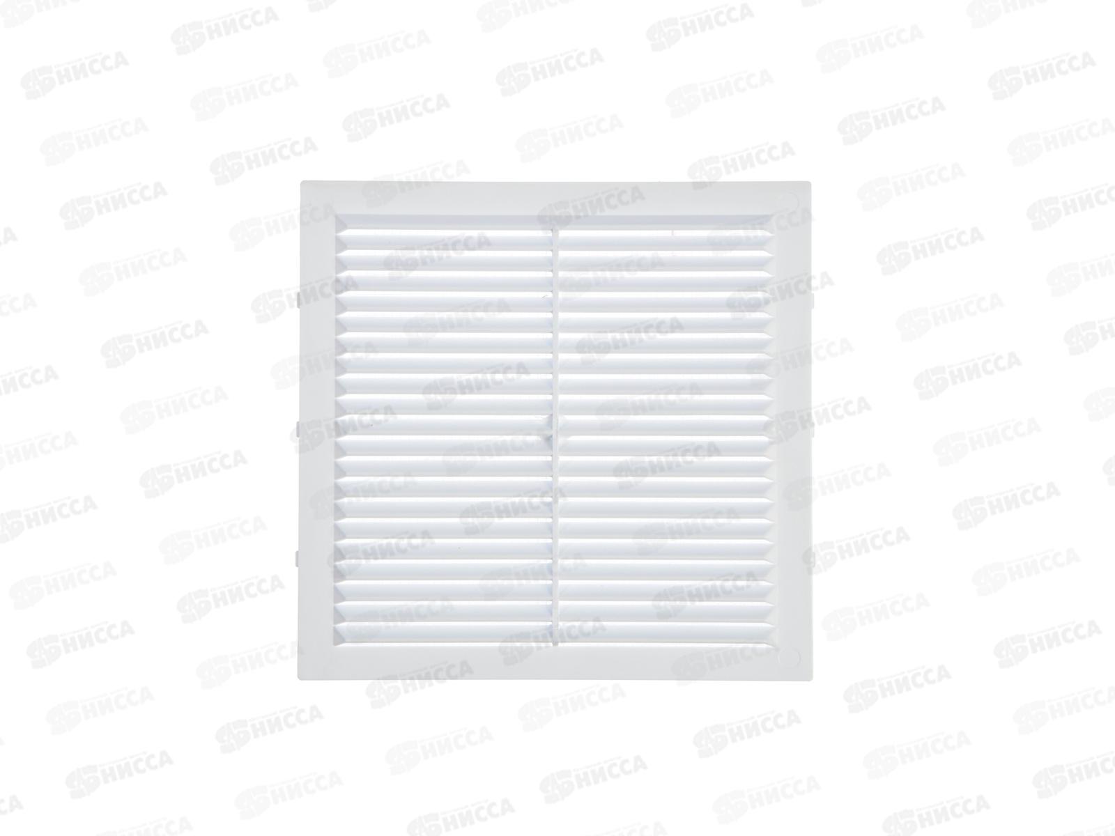 Решетка неразъемная 190х190 с москитной сеткой, белая 0087  TDM *60