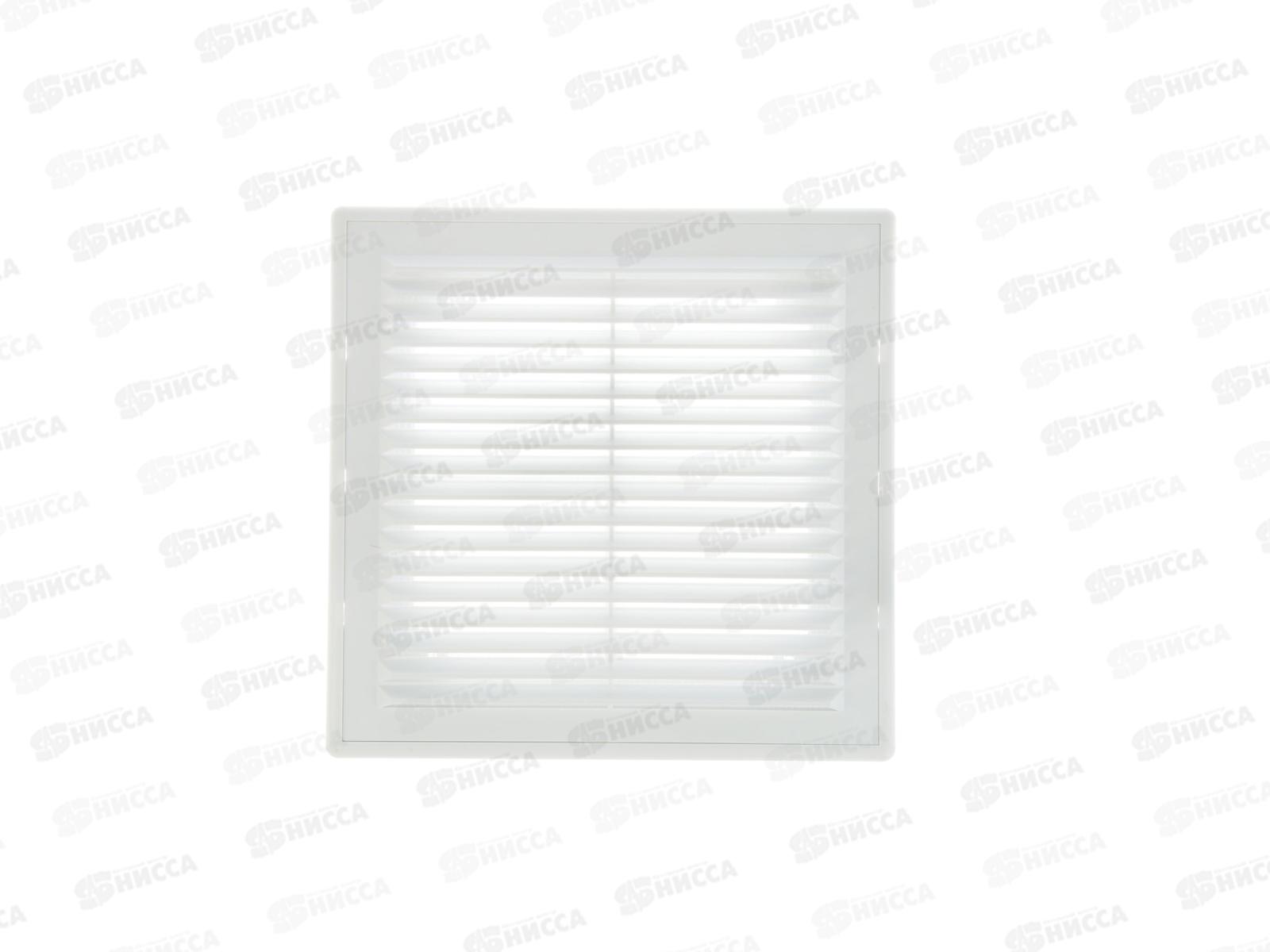 Решетка разъемная 208х208 с москитной сеткой, белая 0077  TDM  *40