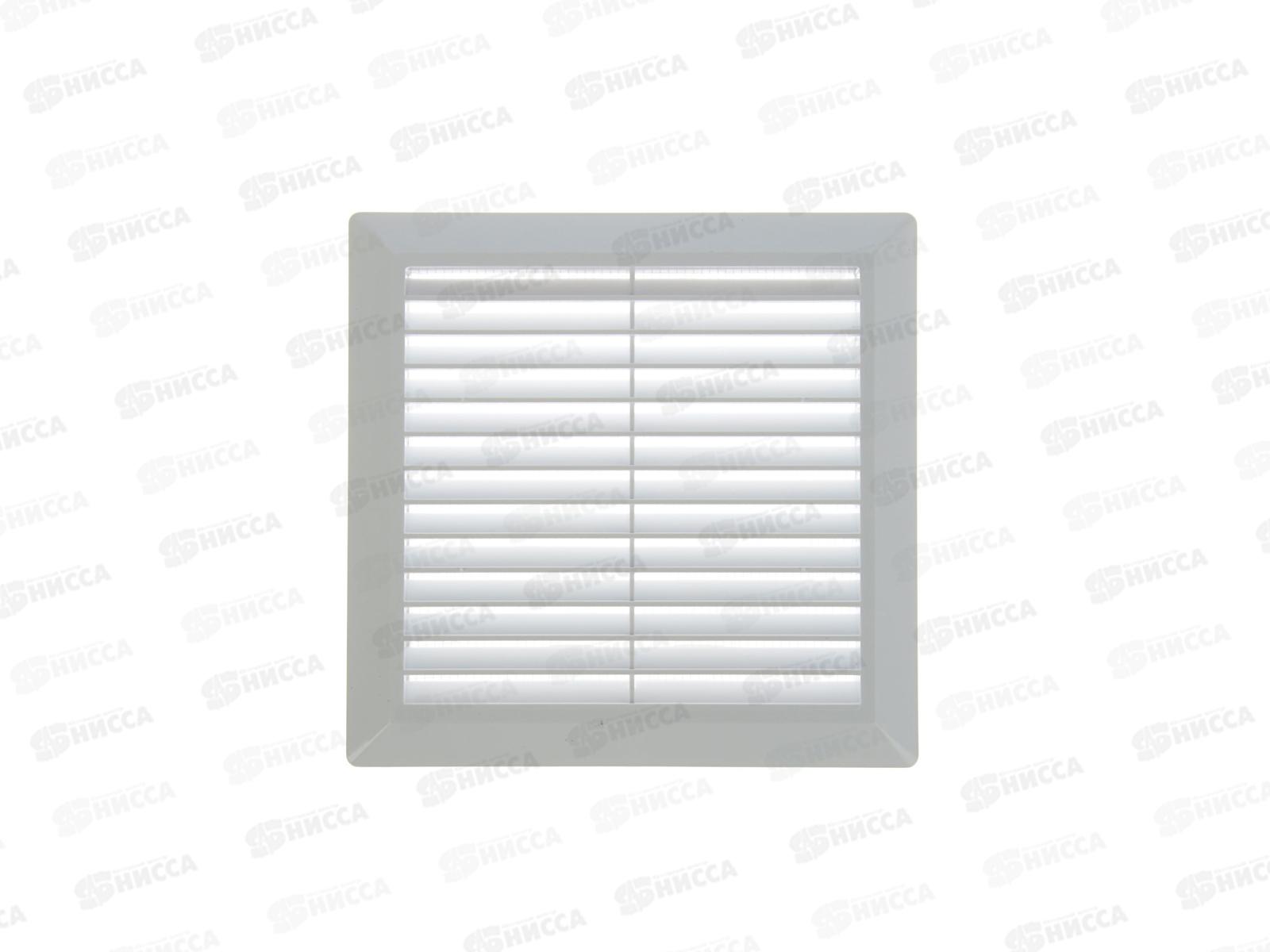 Решетка разъемная 203х203 с москитной сеткой, наклонные жалюзи 0022  TDM  *35