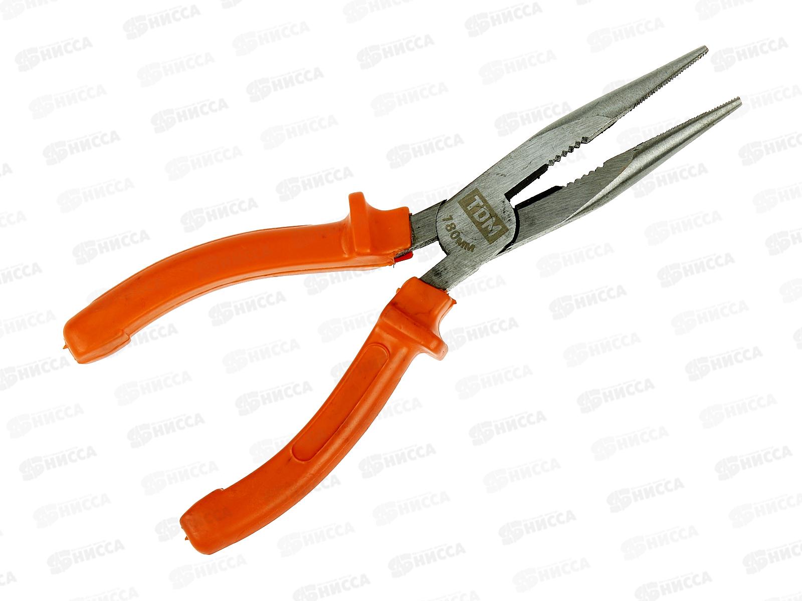 Длинногубцы (тонкогубцы) 180мм TDM Гранит, 0202