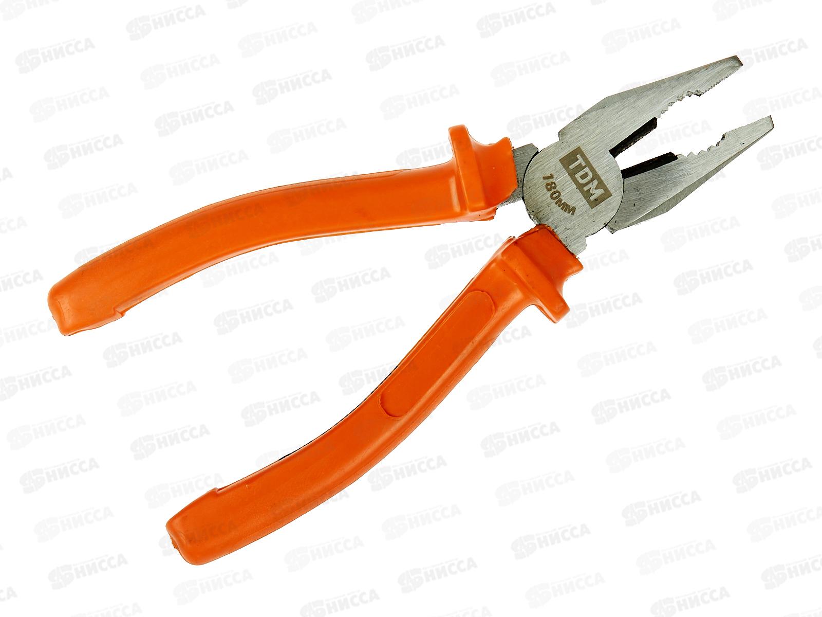 Пассатижи (плоскогубцы) 180мм TDM Гранит, 0102