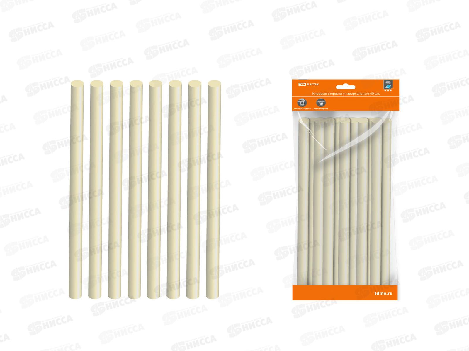 Клеевые стержни TDM 11,3мм х 300мм, 40шт, Алмаз *12