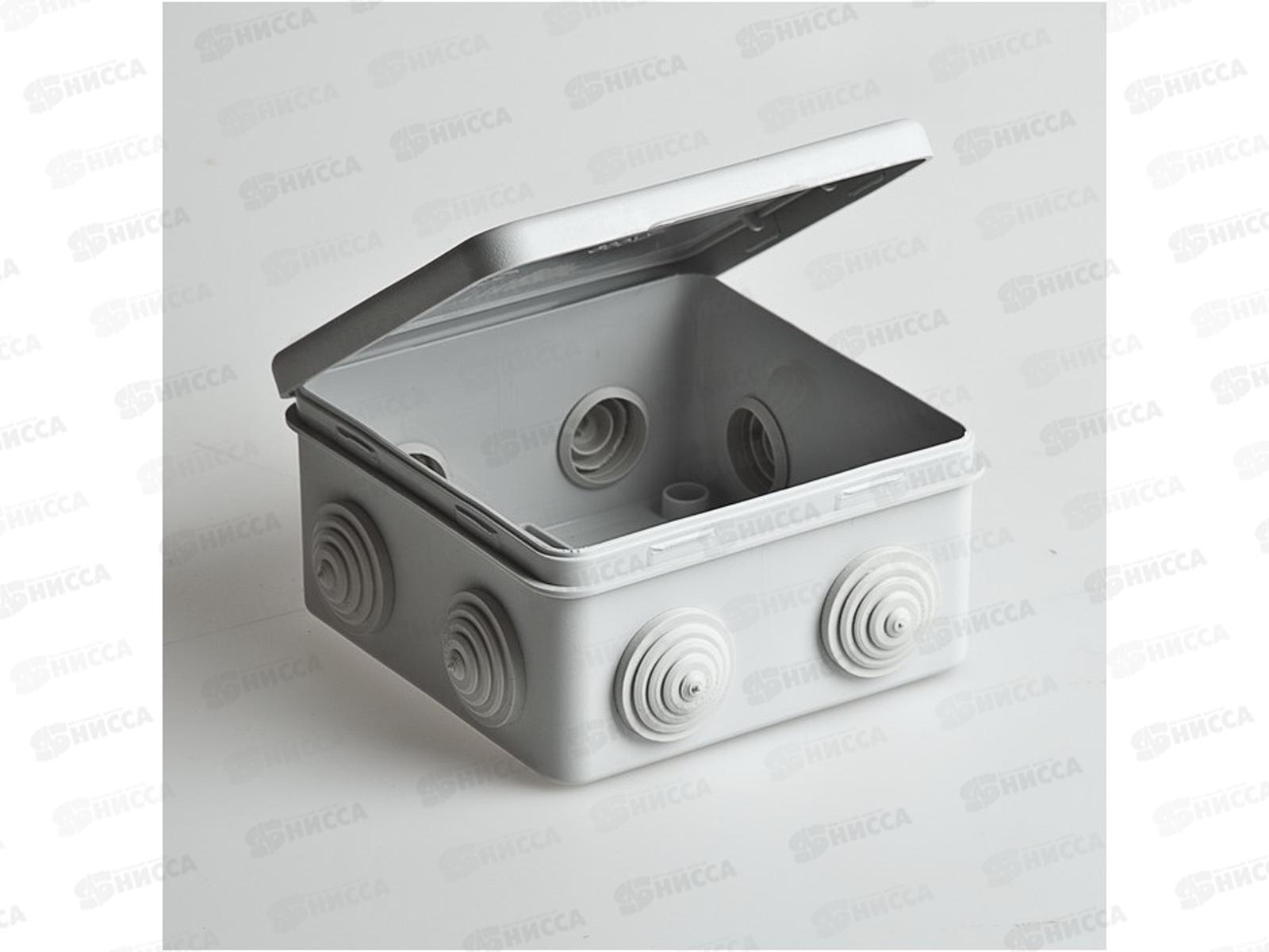 Коробка распределительная TDM ОП 80*80*50 крышка IP54, 7вх., 0112 *10