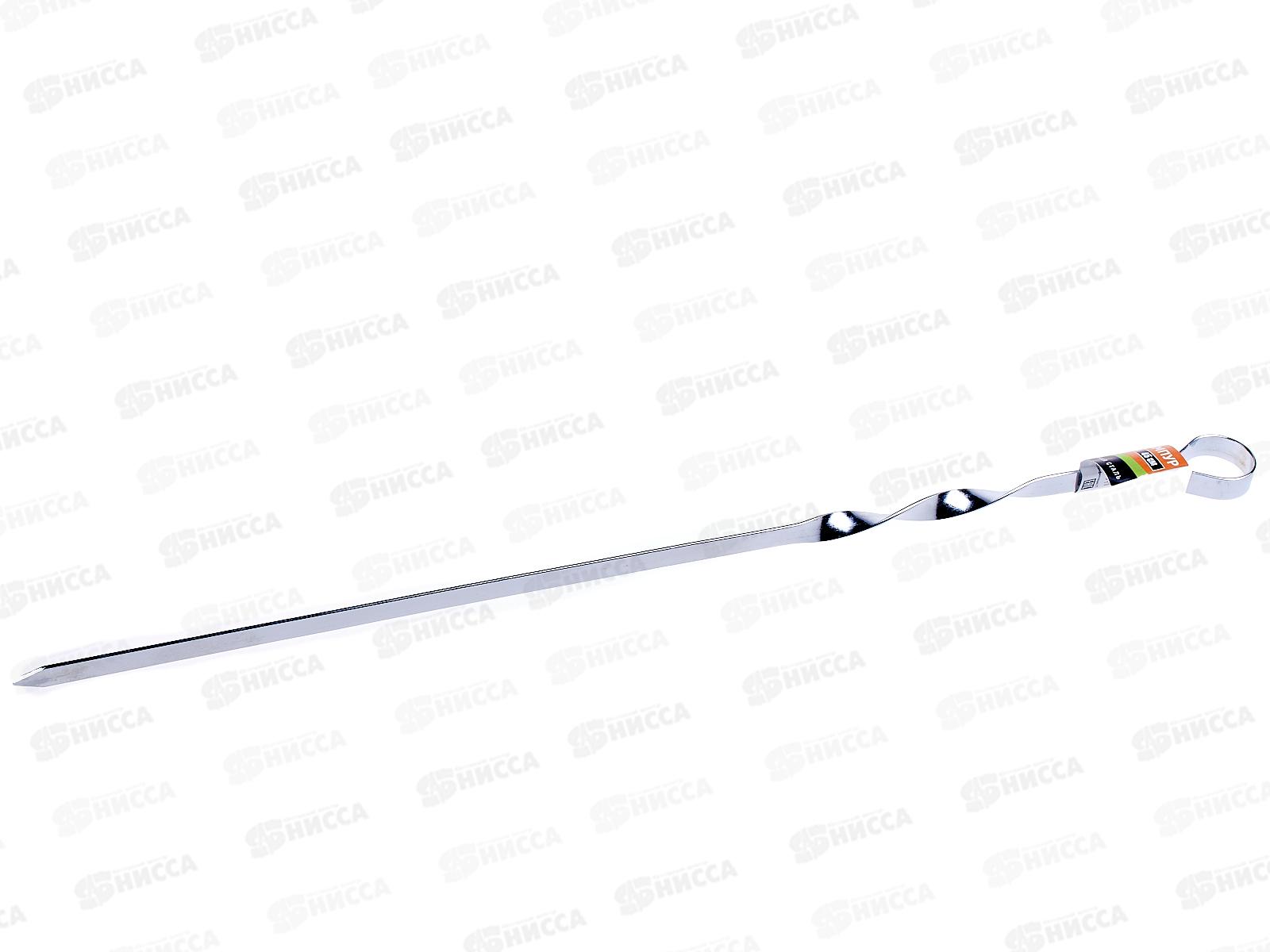 Шампур прямой 45см*1,5мм 40019 хромированная сталь *100