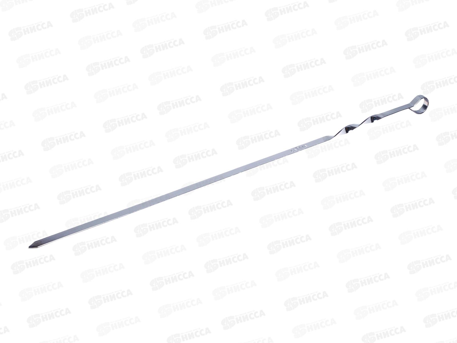 Шампур прямой 60см*1,5мм 40020 хромированная сталь *100