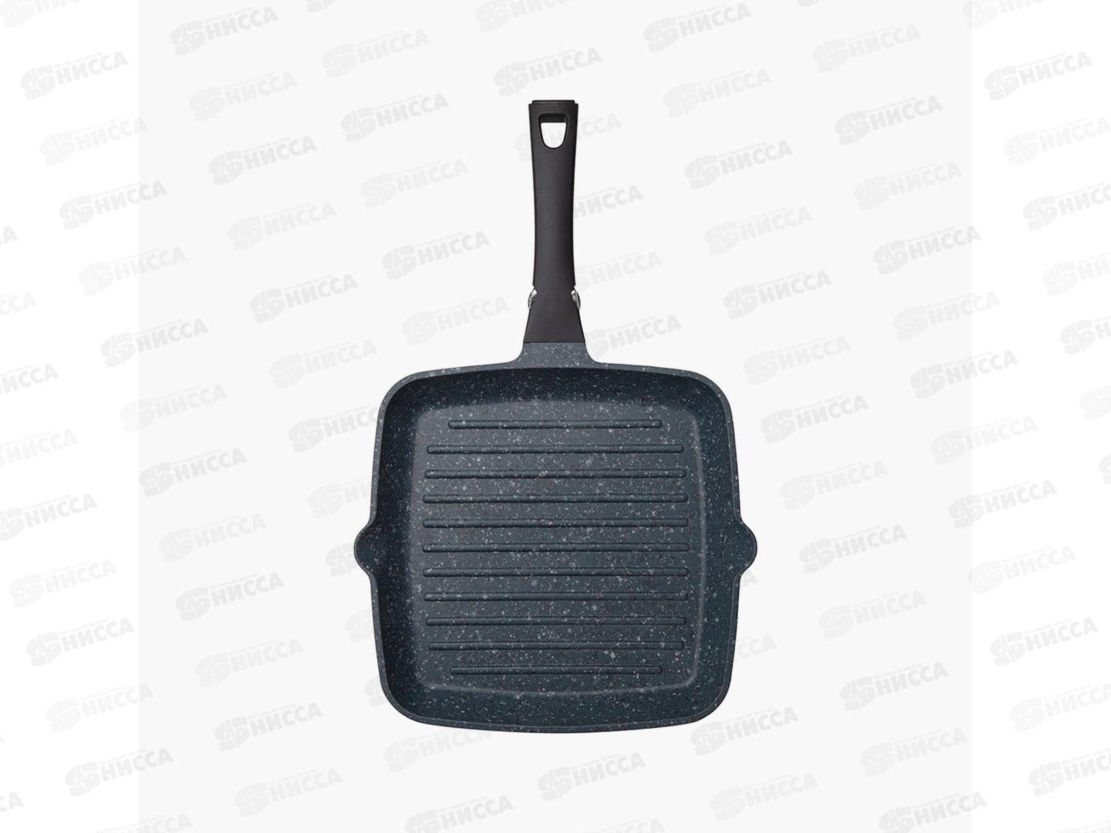 Сковорода-гриль 28х28см с антипригарным покрытием, NADOBA, PAVLA 729020 *6