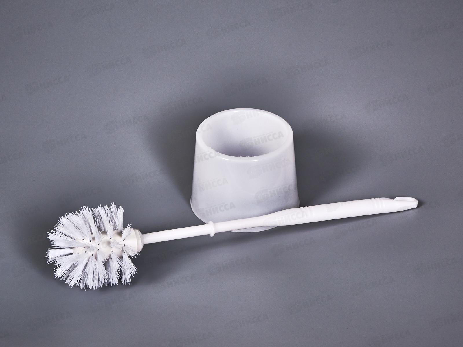 Ерш  для туалета 35см пласт 3202 с подставкой (034761)  Ж