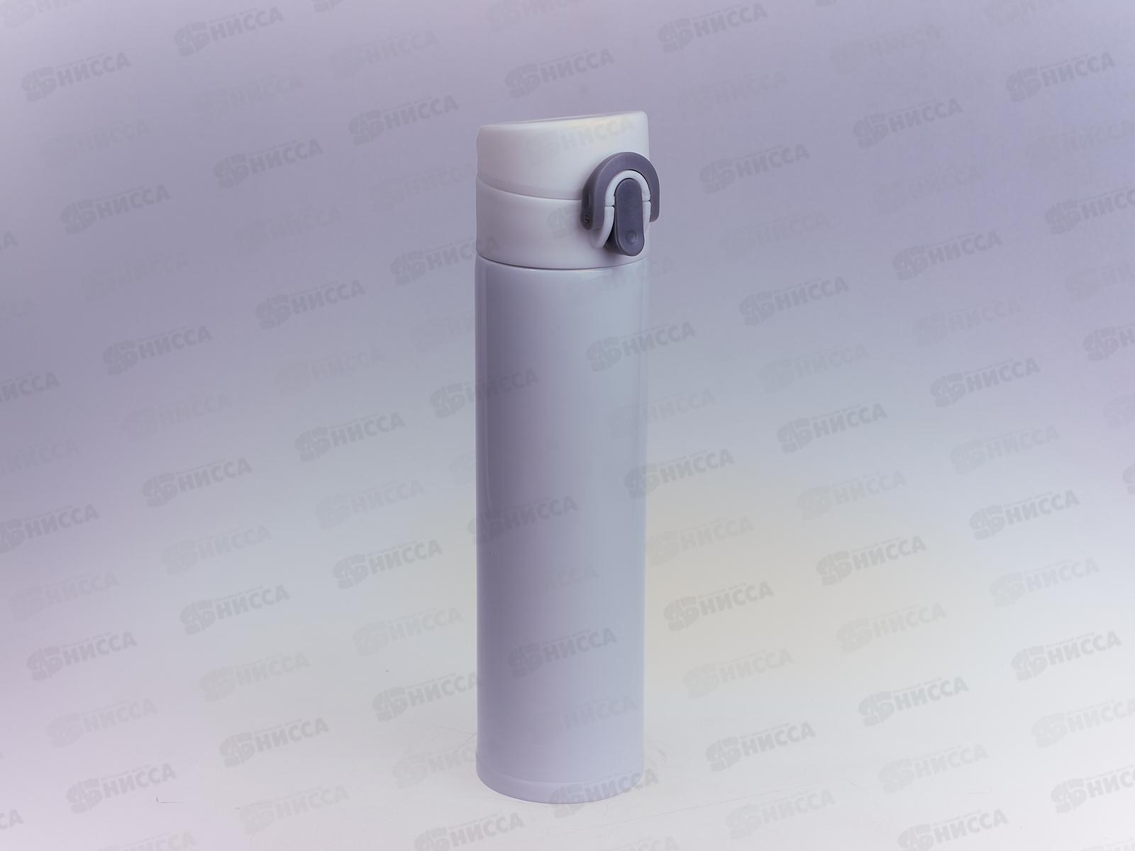 Кружка-термо 500мл с защелкой белая (058467)  Ж