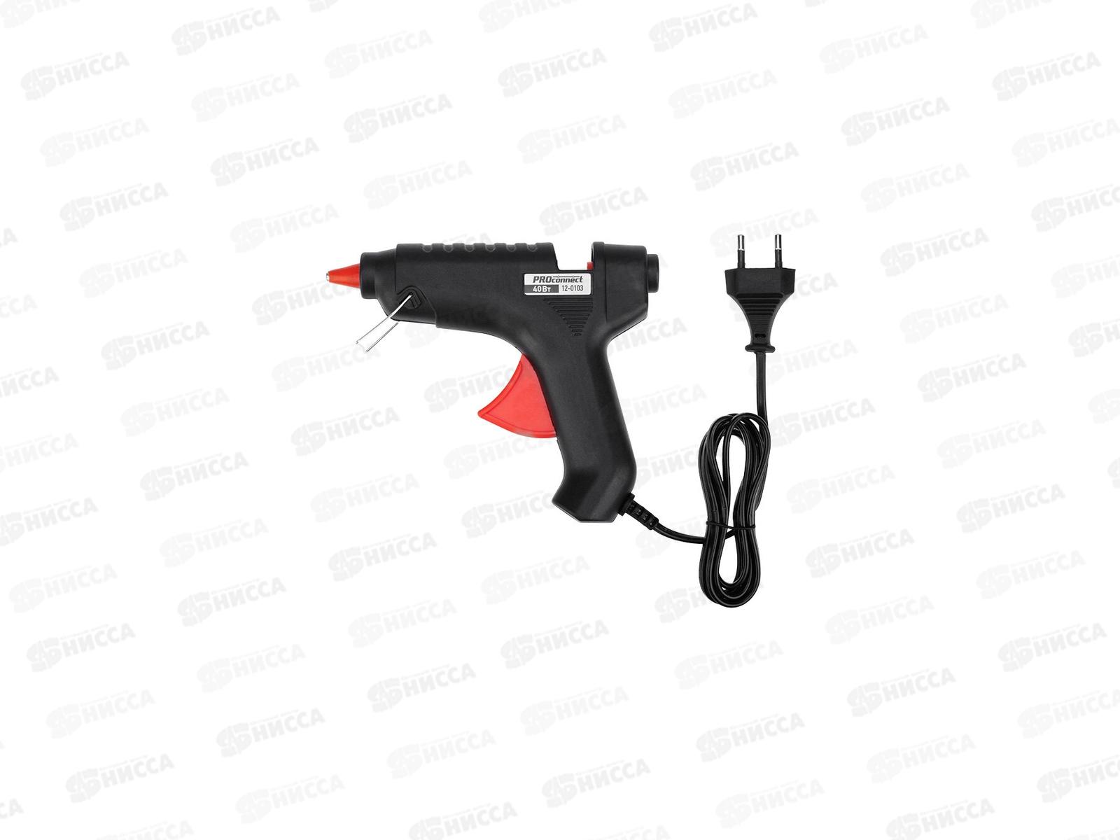 Пистолет клеевой PROconnect, 40Вт, 11мм, блистер, 12-0103