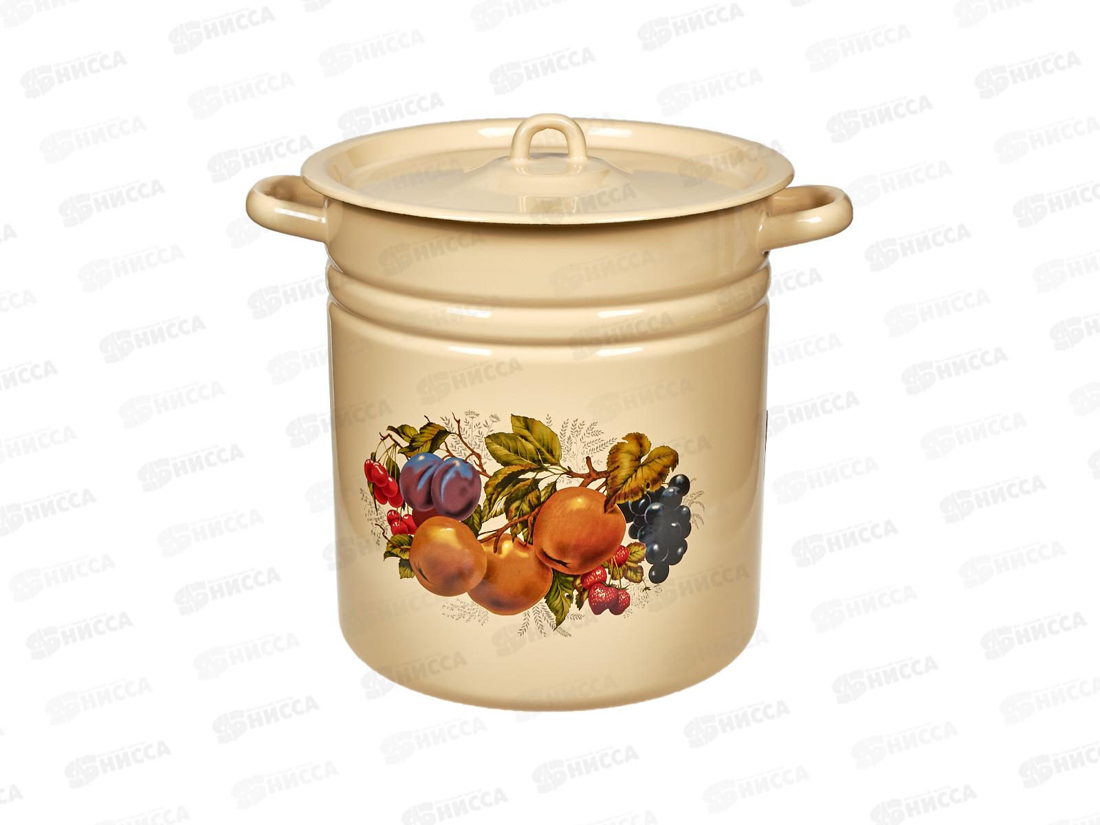 Кастрюля 12,0л цилиндрическая Йогурт, палевая С1624.П*44