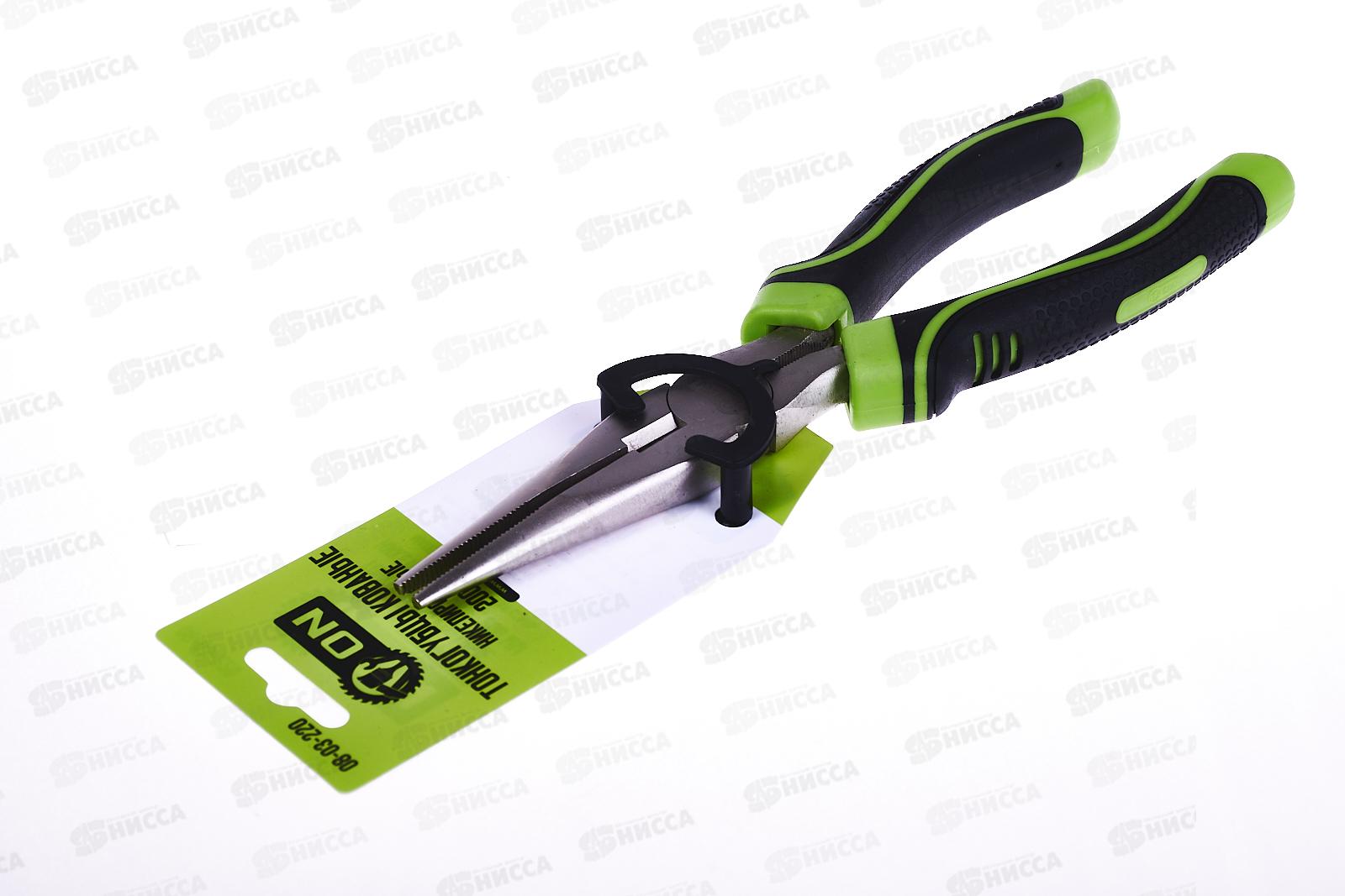 Тонкогубцы 200 мм, сталь №45, кованые никелированные, ON