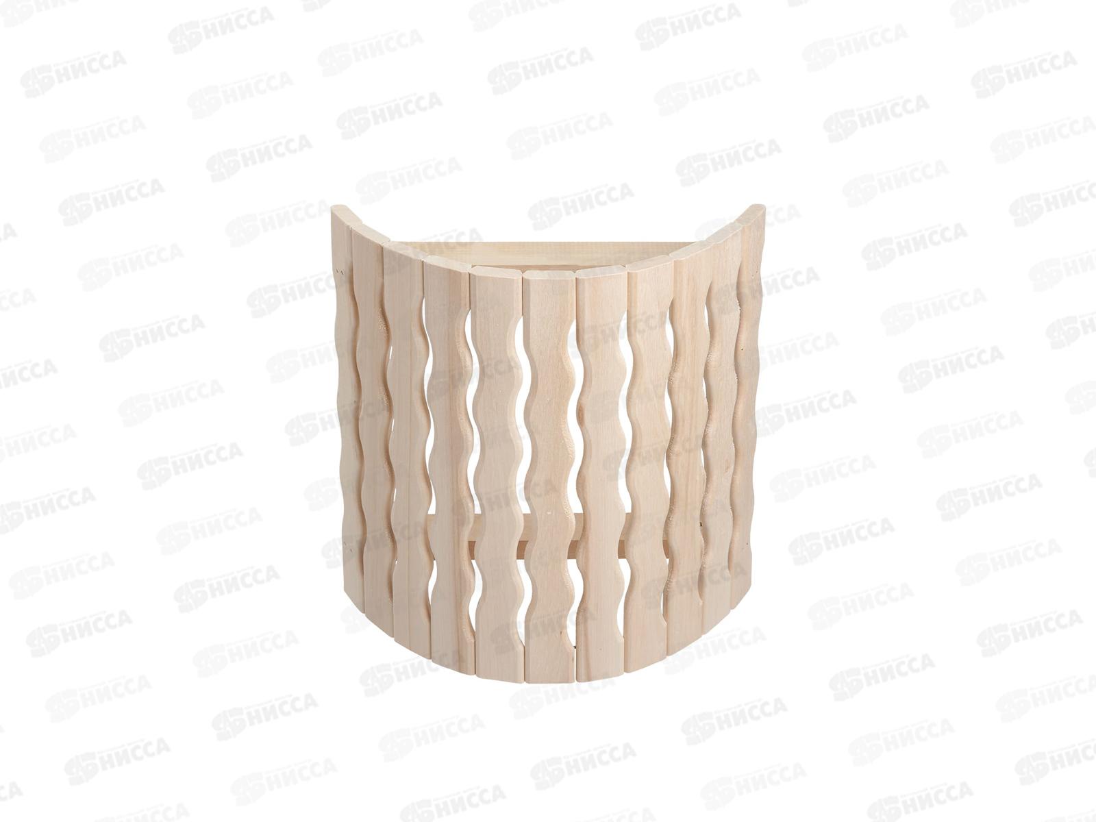 Абажур угловой "Волна", 26*10*31см, липа, Банные штучки 32319