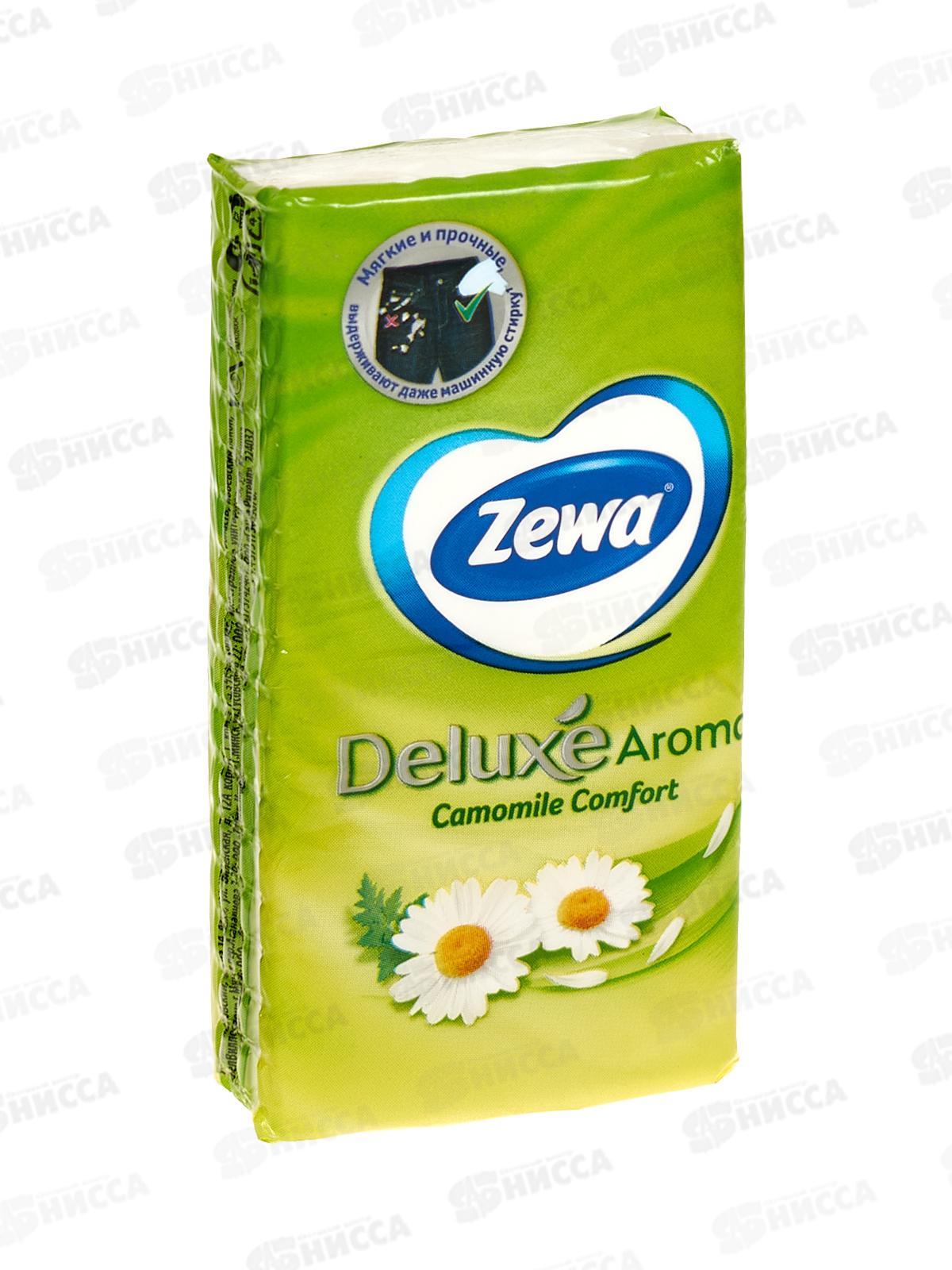 ЗЕВА нос. платки 10 шт делюкс ромашка *10