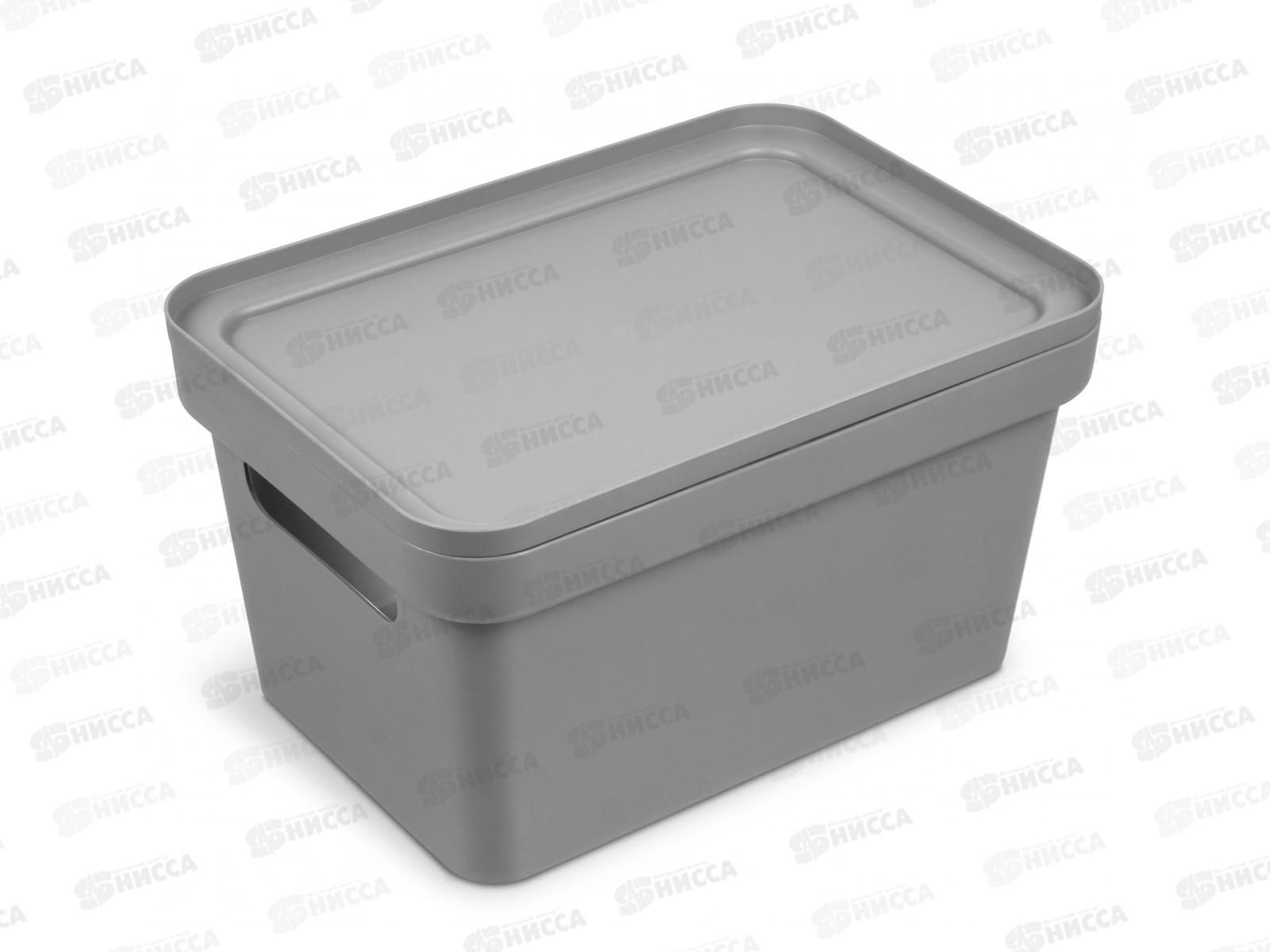 Коробка для хранения Фортуна 270*190*150 серая С745СЕР