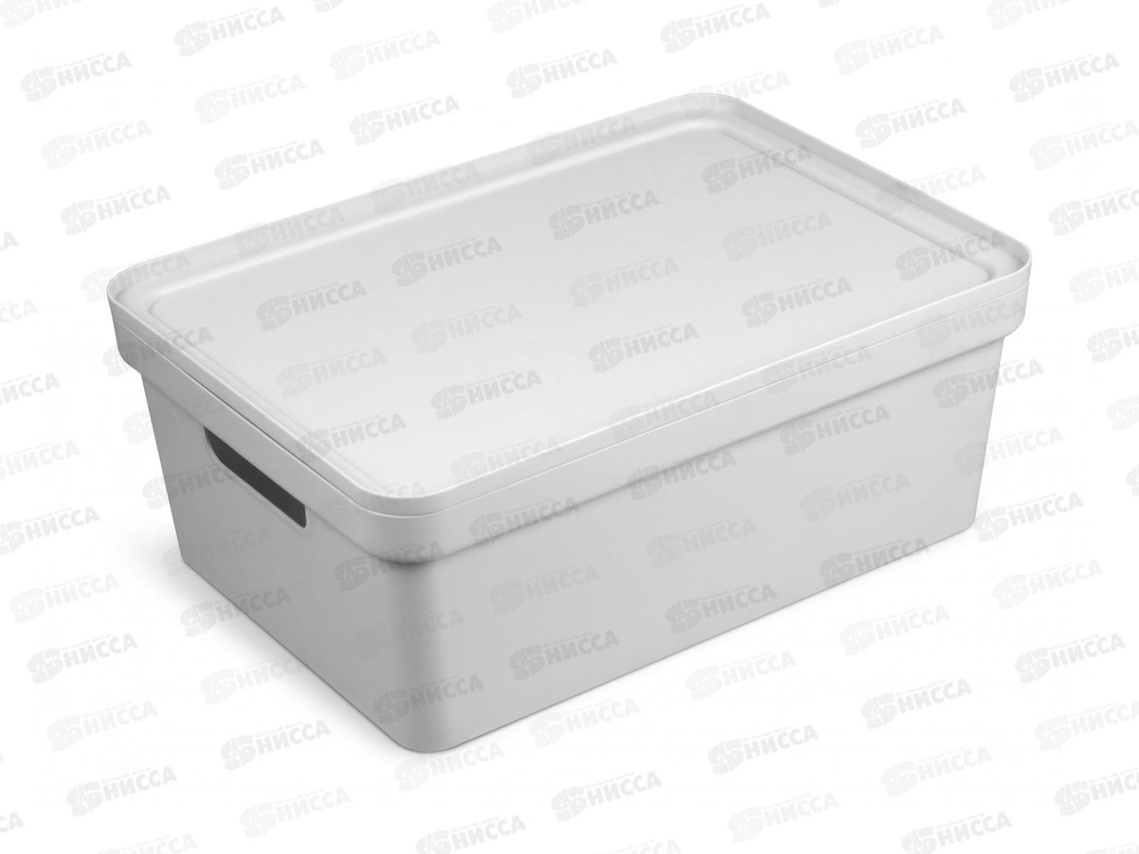 Коробка для хранения Фортуна 380*280*150 светло-серая С746ССЕР *6