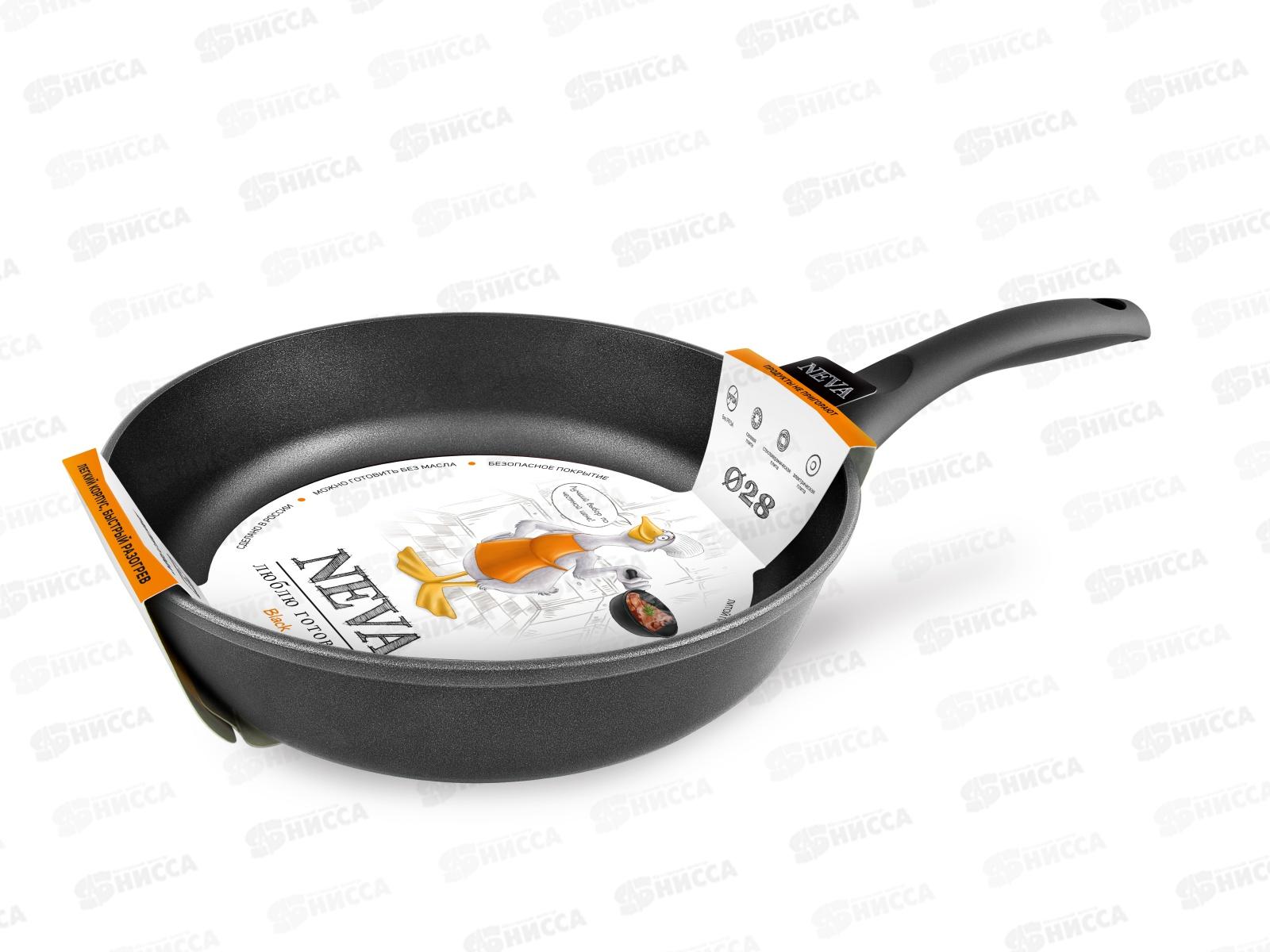 Сковорода Neva Black 28см литая N128
