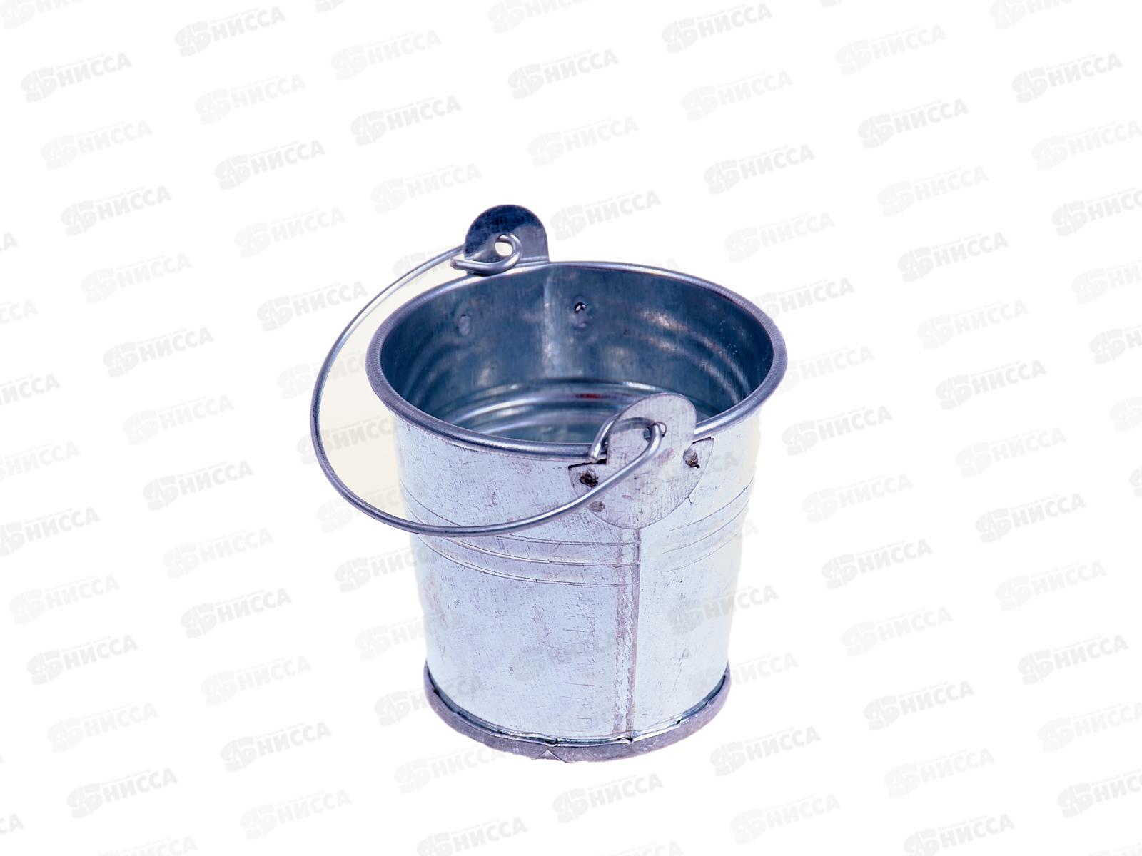 Ведерко на фаркоп 5,5*5,5см хром металл (041292)  Ж