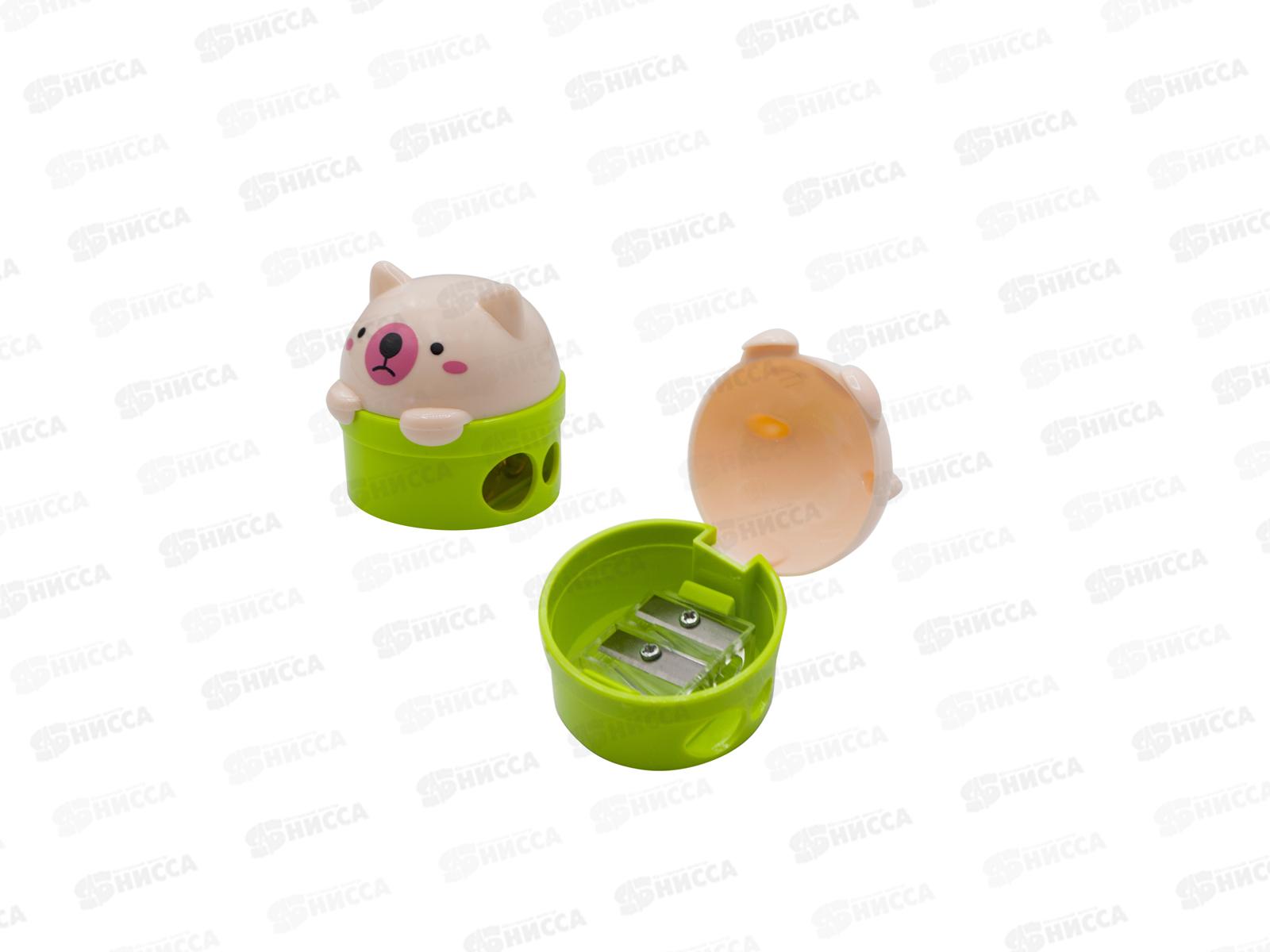 Точилка SILWERHOF Солнечная коллекция., асс. 2отверстия  1452382*24