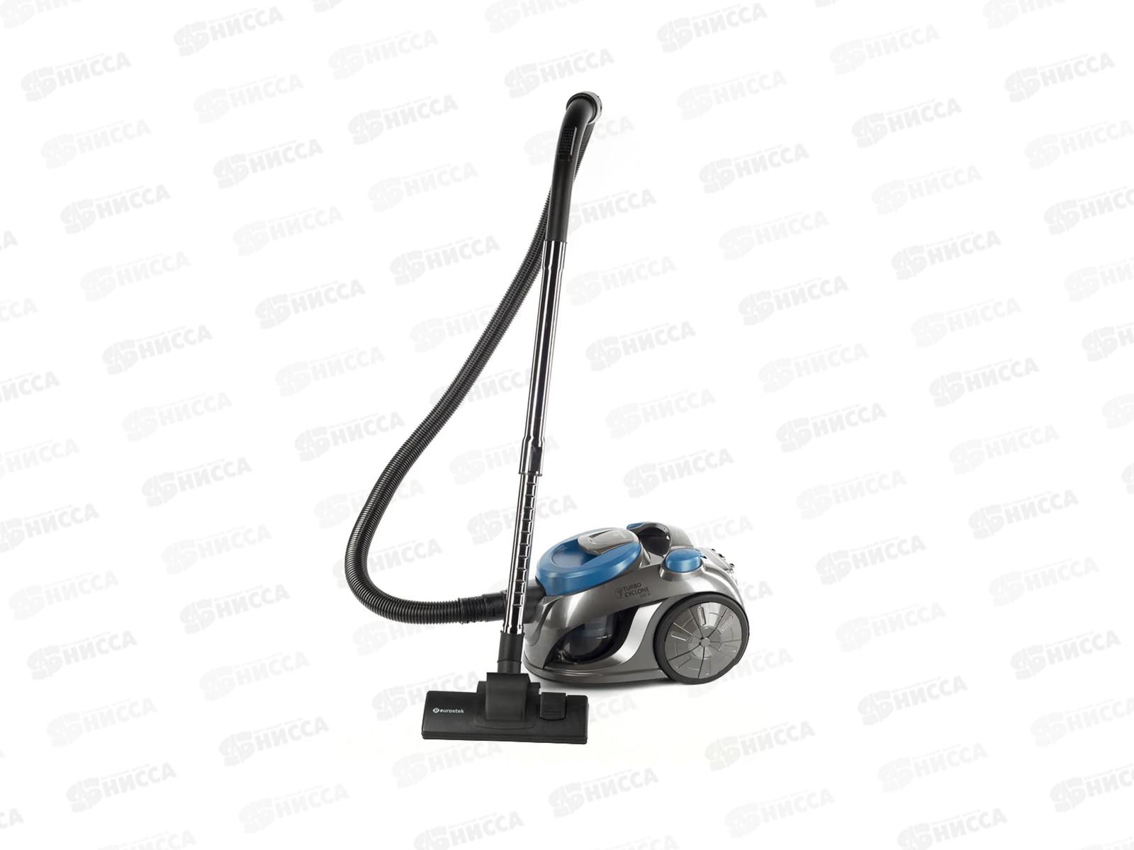 Пылесос Eurostek EVC-3011 (циклон 2200Вт серебристый/синий) ЕГ