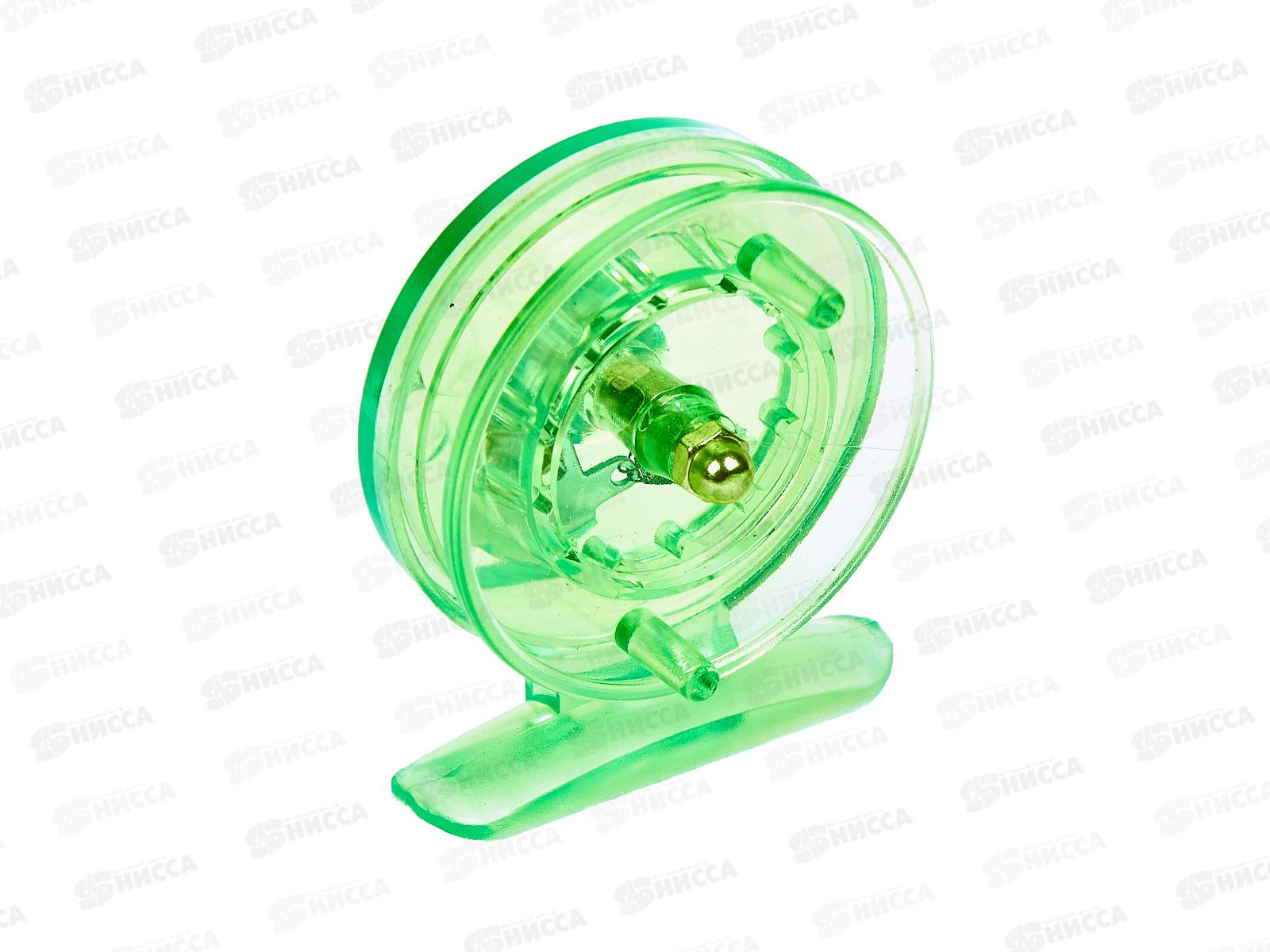 Катушка проводочная Namazu &quotScoter&quot пластиковая (усил.), р. 5,5см зел.