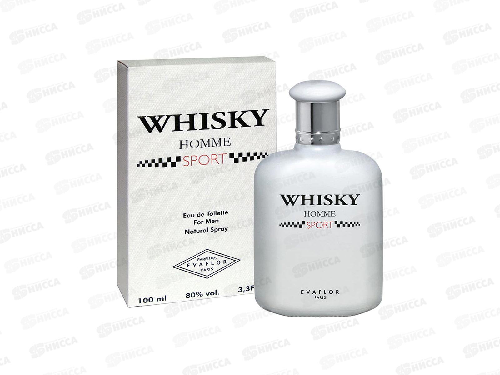Whisky Homme Sport, туалетная вода 100мл мужская*24 М