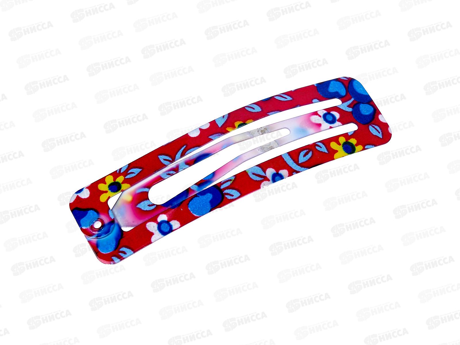 Зажим для волос ОМ091 "Кантри" 6см *1/10 №1в