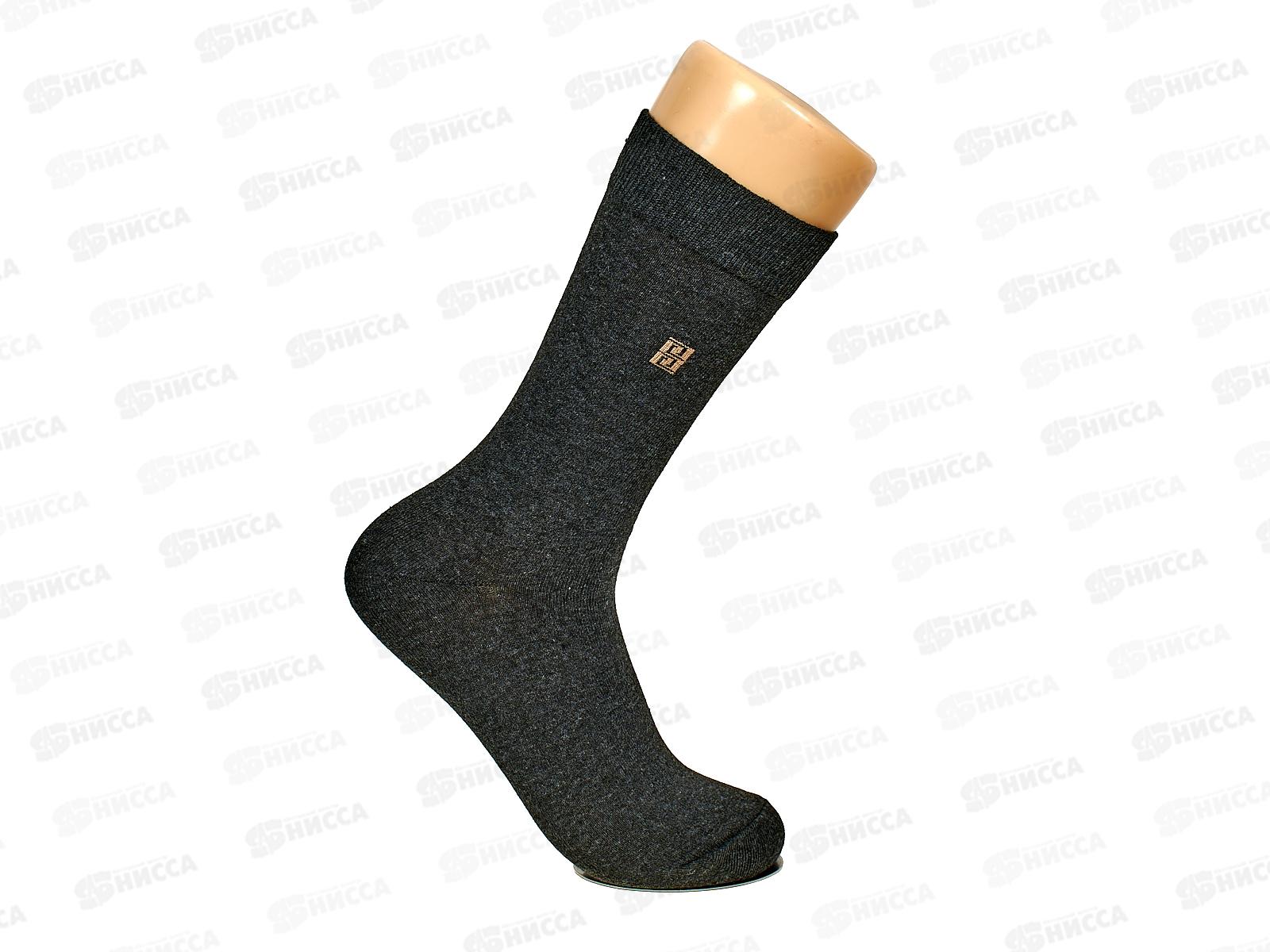 Носки муж М-132 GRAND LINE графит р-27