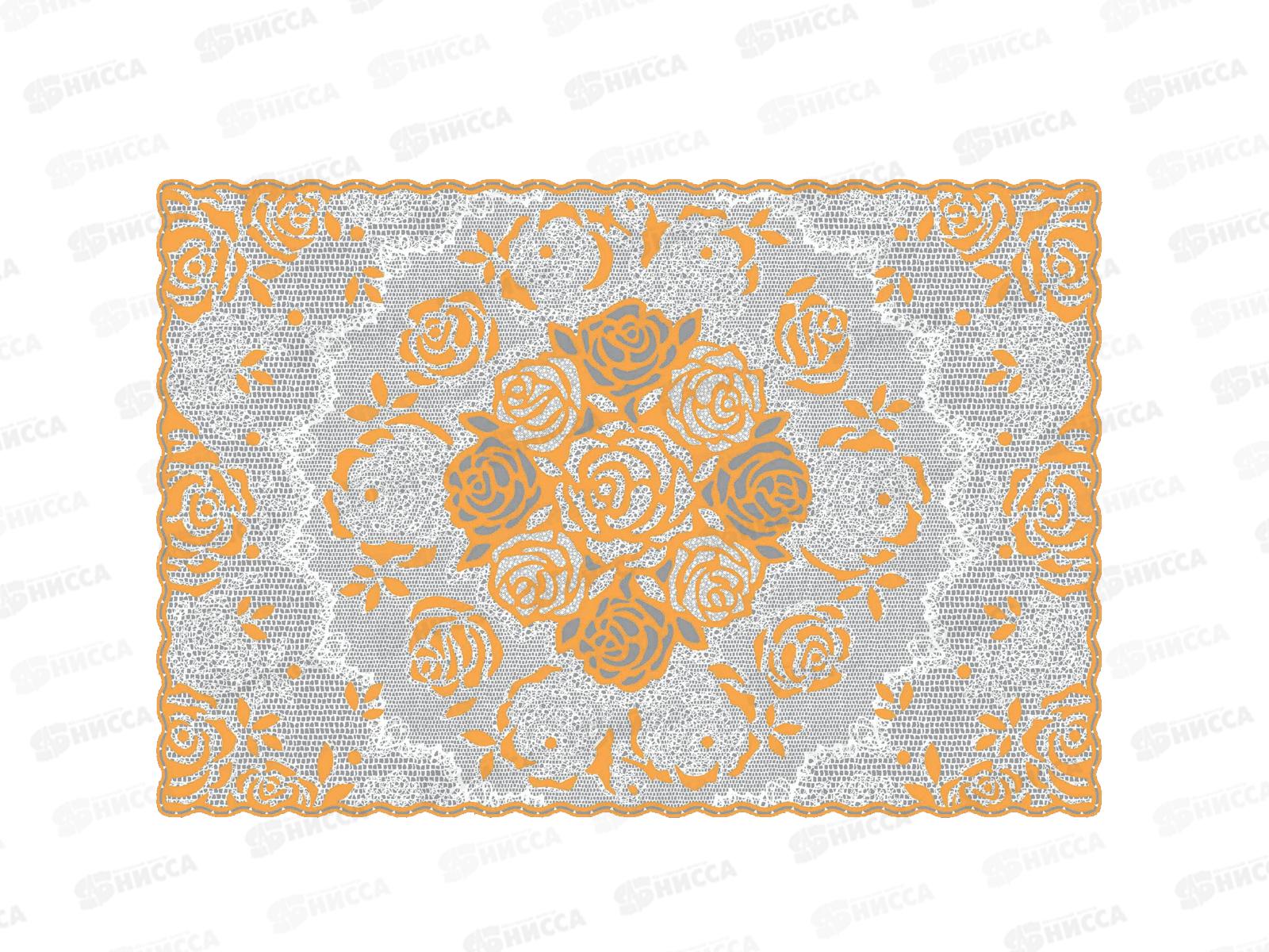 Салфетка ажурная GRACE Лейс 30*46 LO-1011А/1076A золото прямоуг 93487 *12