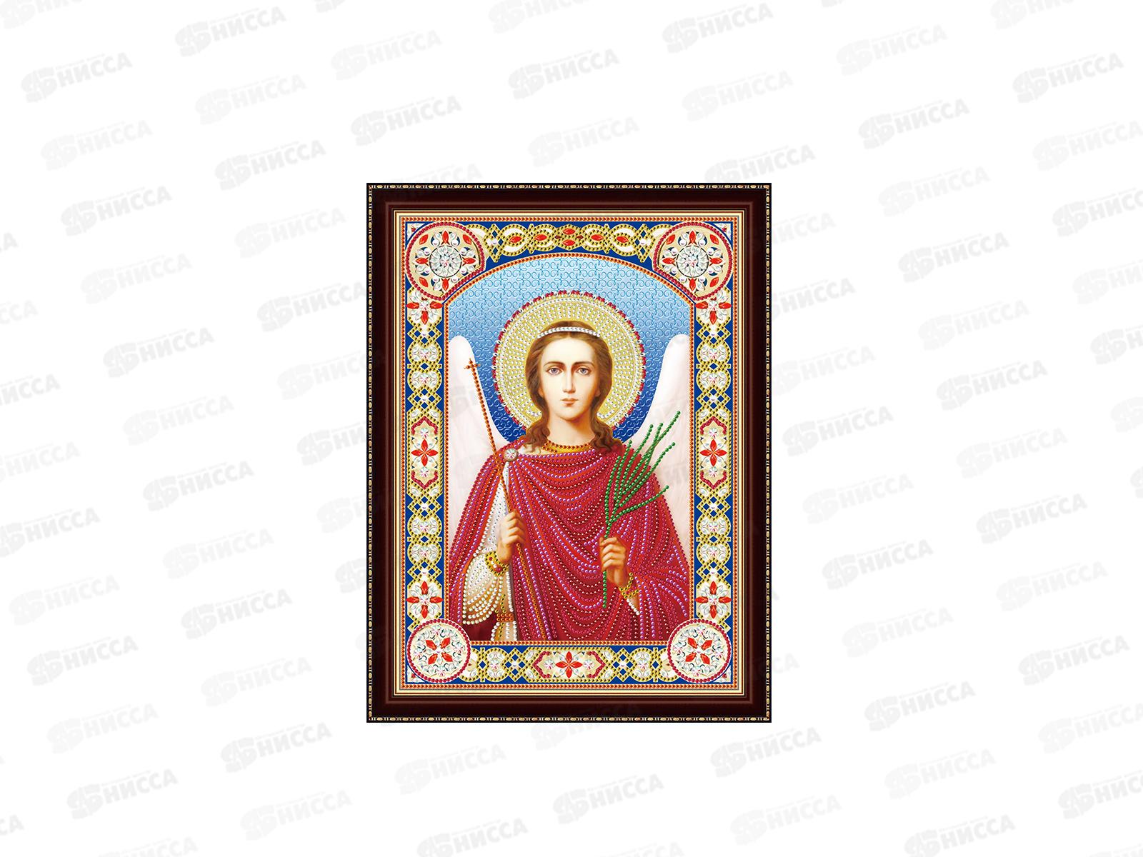 Алмазная мозаика (блестящая) 30х40см Икона Ангела Хранителя, ВН06 с подрамником