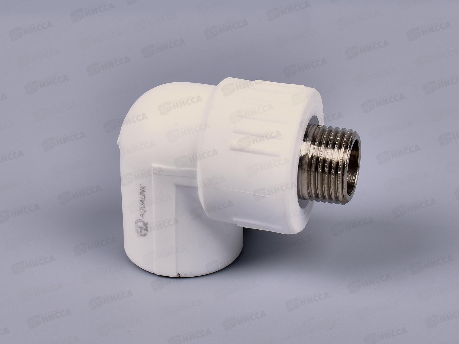 Угольник PP-R комб. н/р DN25*1/2&quot пп/ш Aqualink, 03556 *5/50