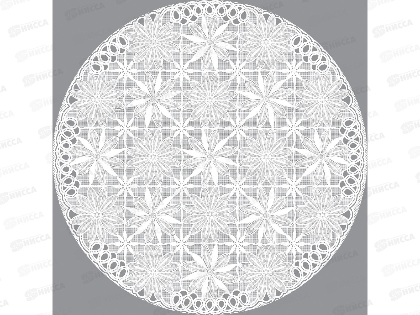 Салфетка ажурная GRACE Лейс 30*30 LO-1005В серебро круг 93473 *12