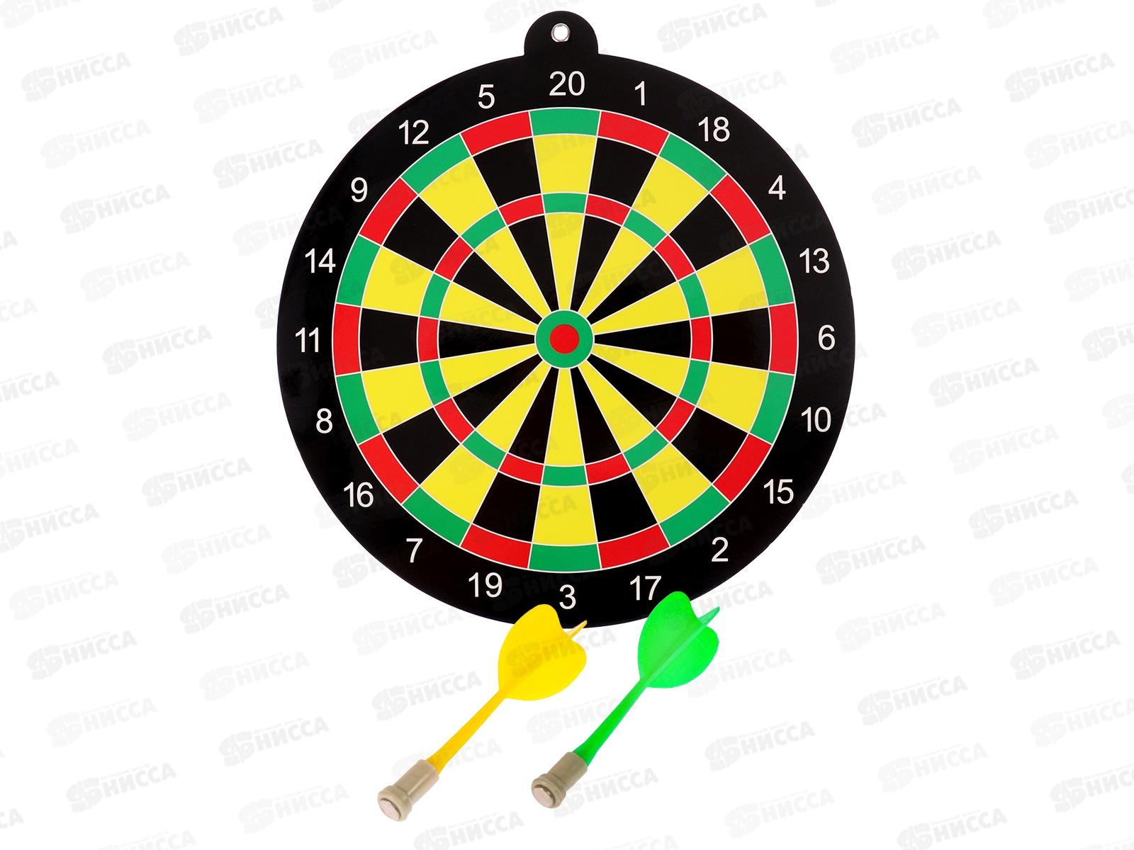 Дартс магнитный 24см &quotТочно в цель №2&quot 1646048 (2 дротика)